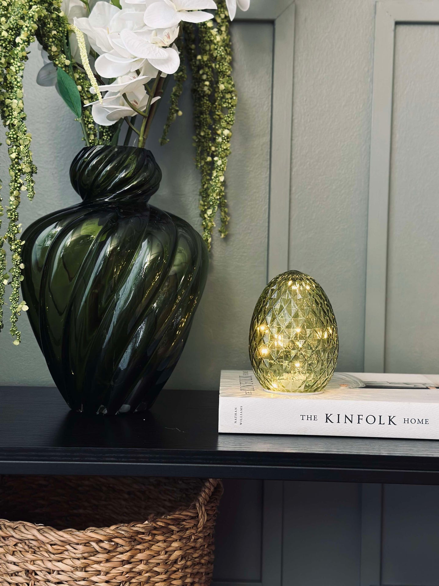 Lampe Kugel - Green diamond