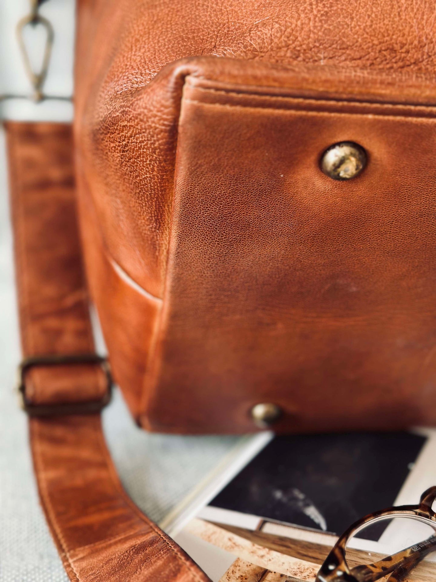 Wochenendtasche DEXTER - Cognac