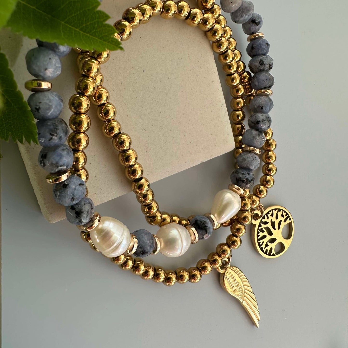 Armband Juliane - Blau-Mix