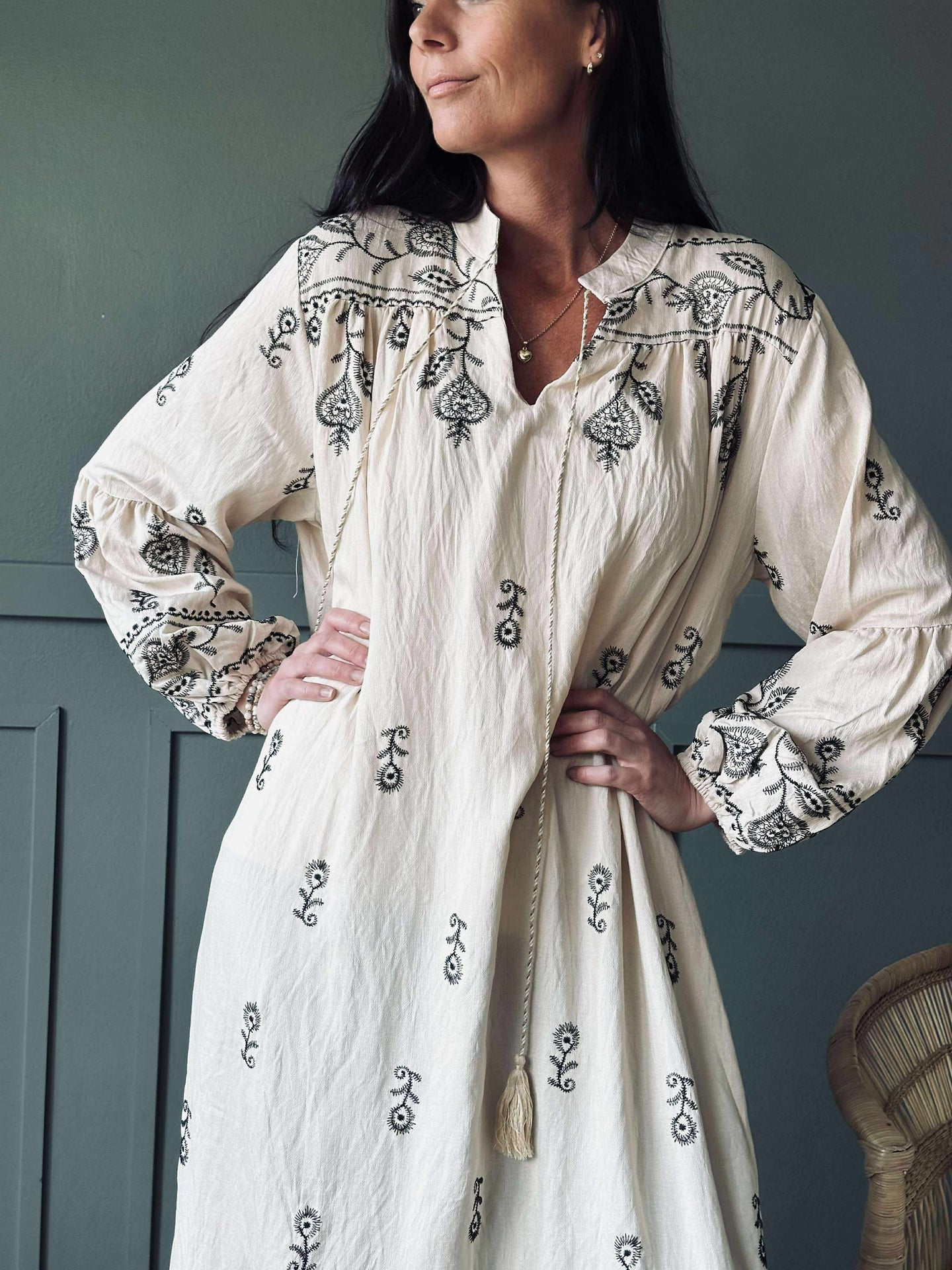 Kleid Embroidery boheme