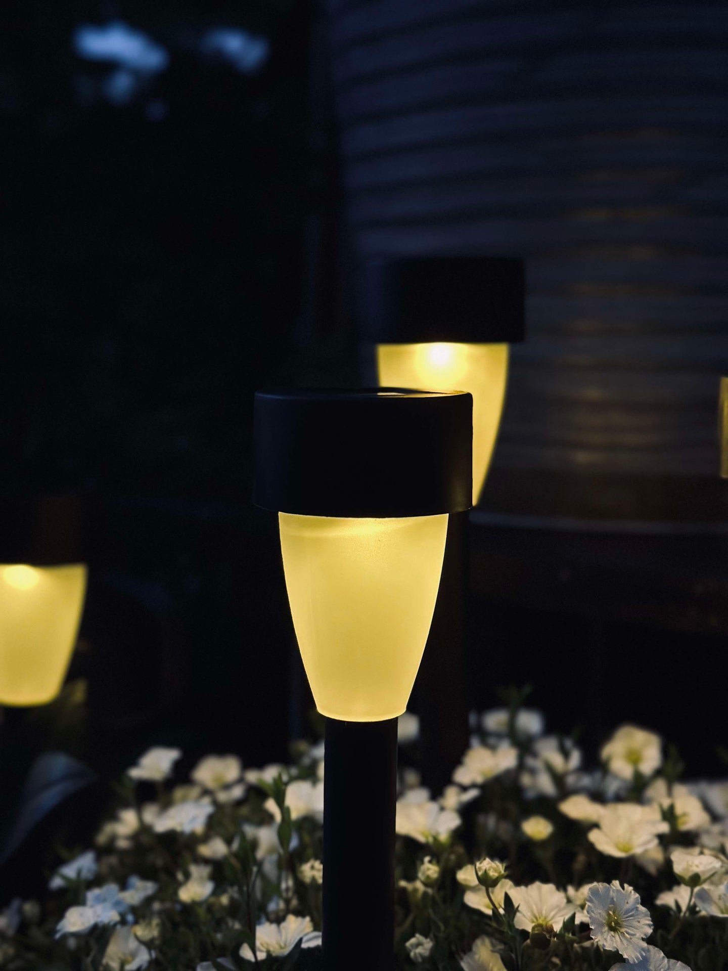 Fackel mit Solarzellen – Set mit 4 Stk.