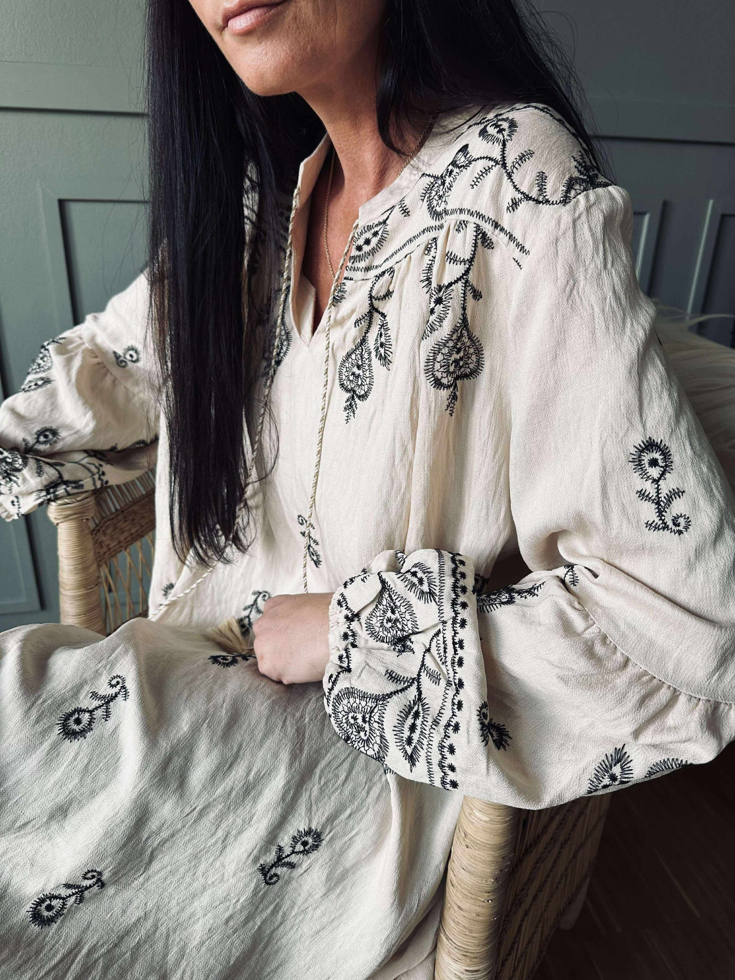 Kleid Embroidery boheme