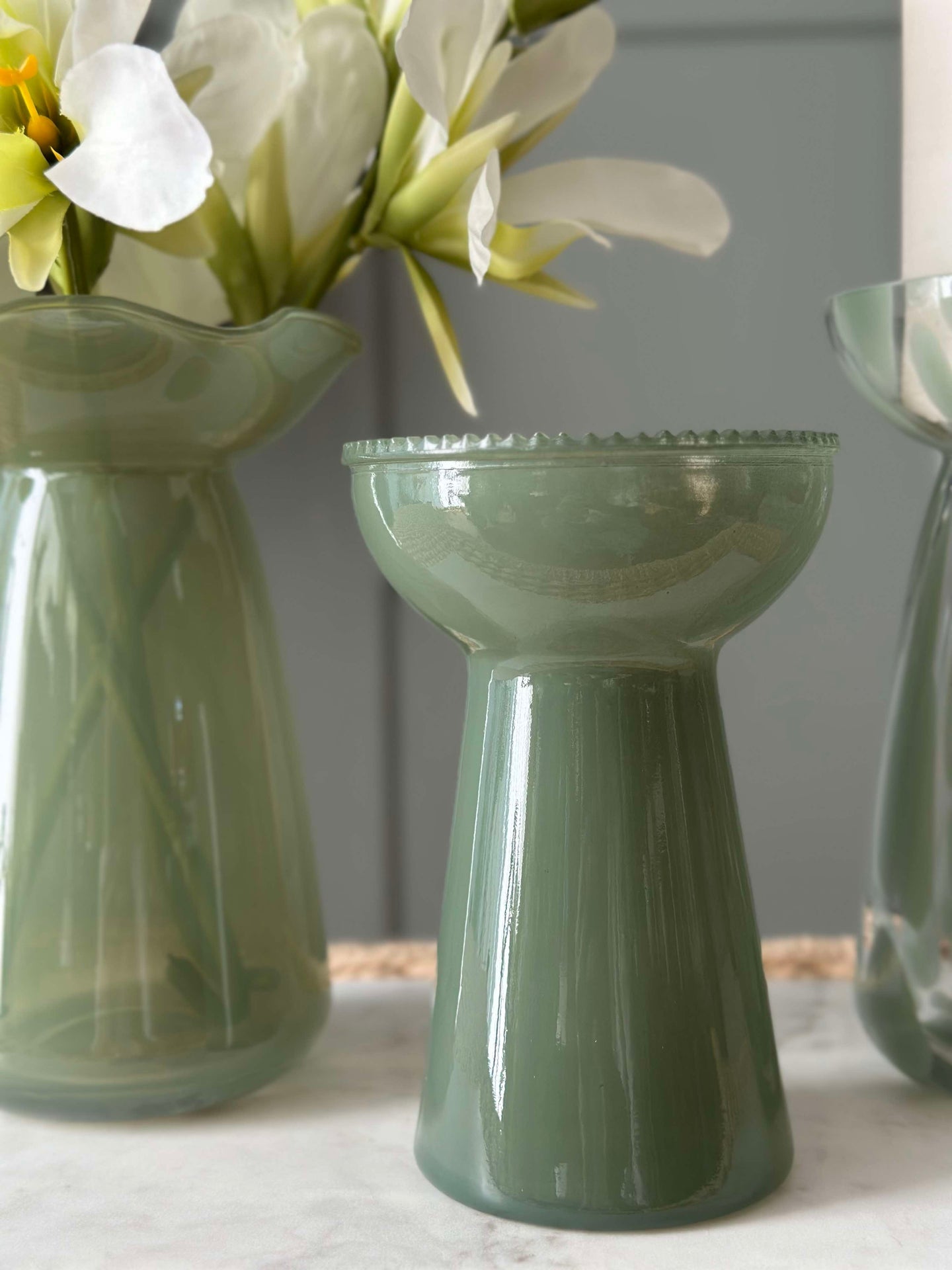 Hyazinthenvase Lara - Grün