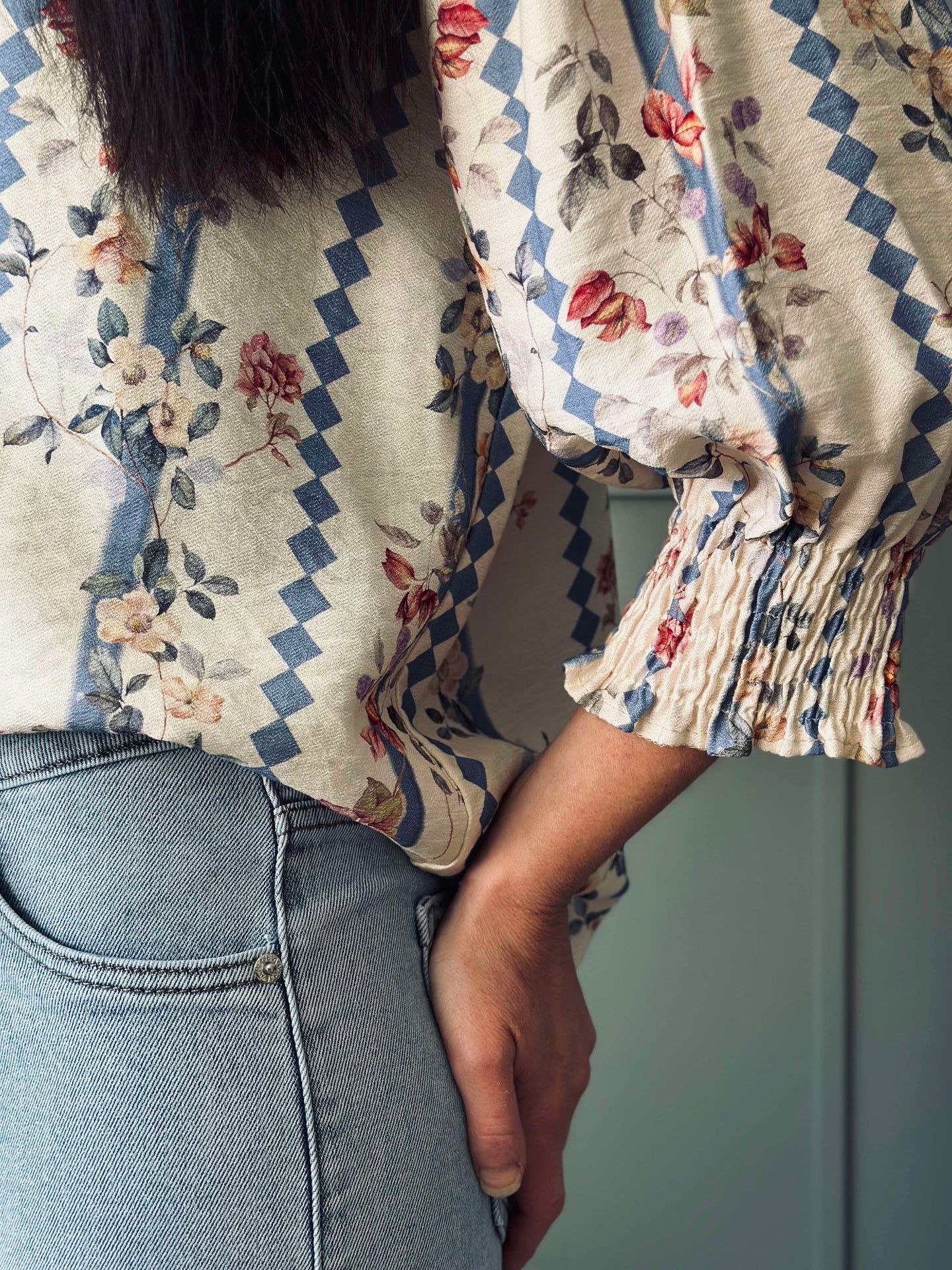 Bluse Chanel Blue