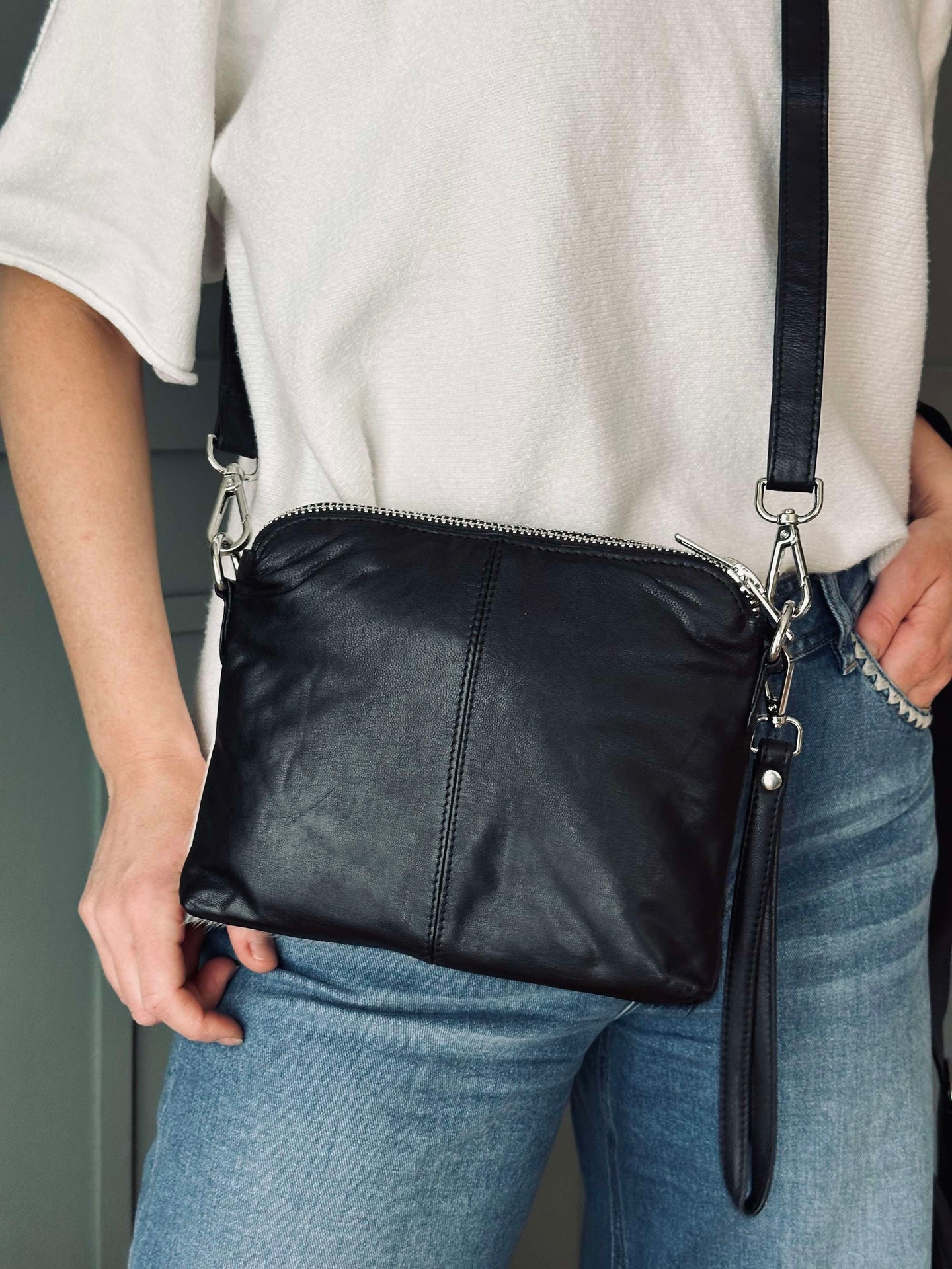 Crossbody clutch ALICE - COW