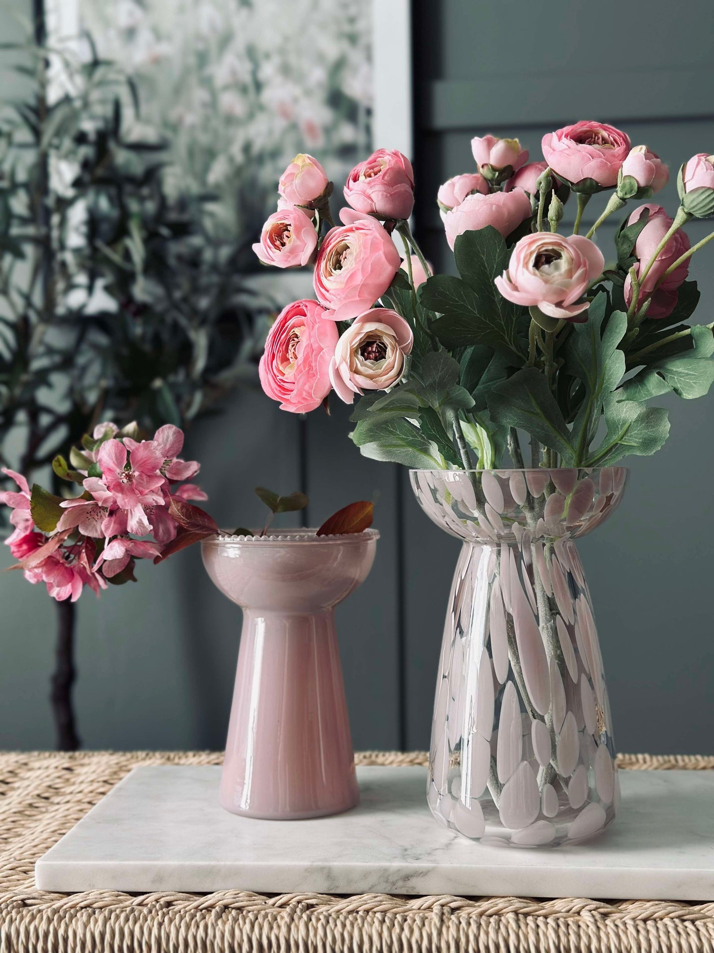Hyazinthvase Milla - Rosa