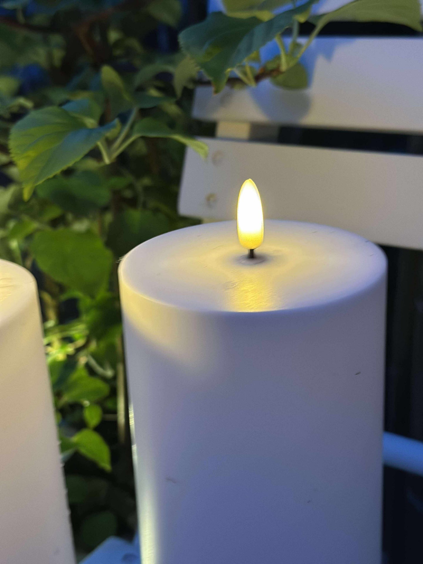 LED Außen XL Blockkerze 35cm