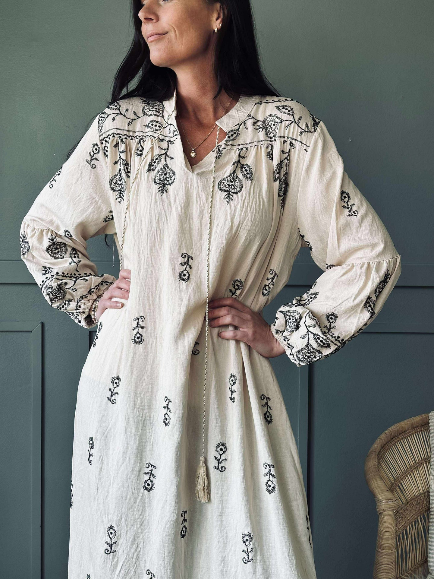Kleid Embroidery boheme