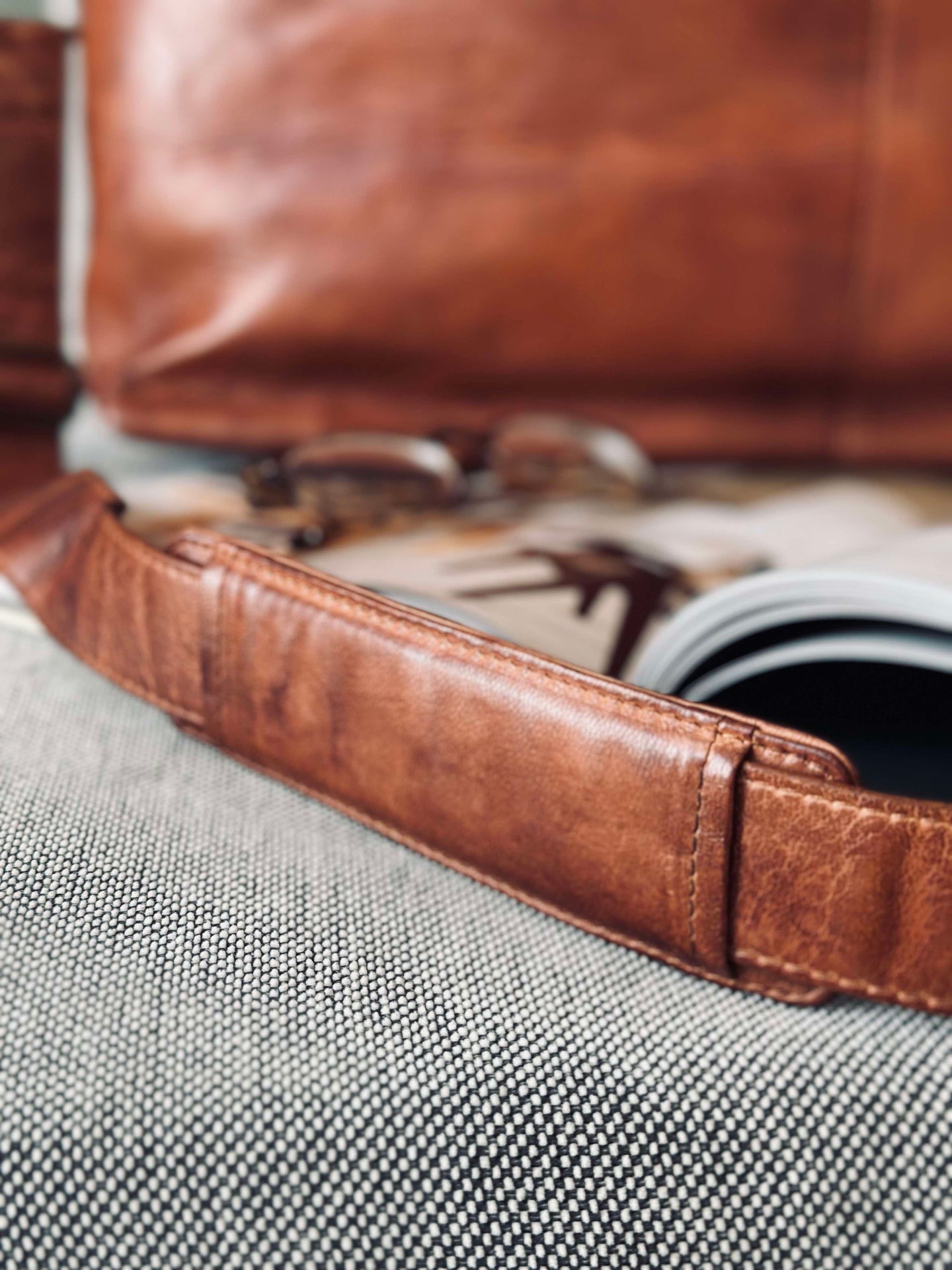 Wochenendtasche DEXTER - Cognac