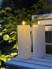 LED Außen XL Blockkerze 35cm