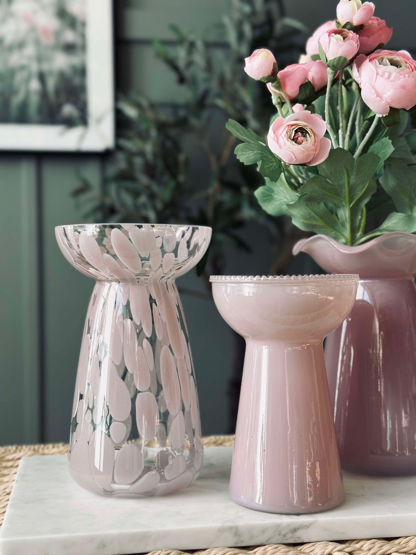 Hyazinthvase Milla - Rosa