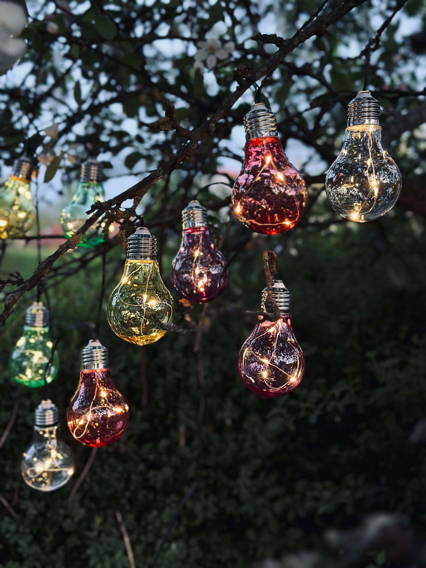 Lichterkette COLOR mit Solarzellen