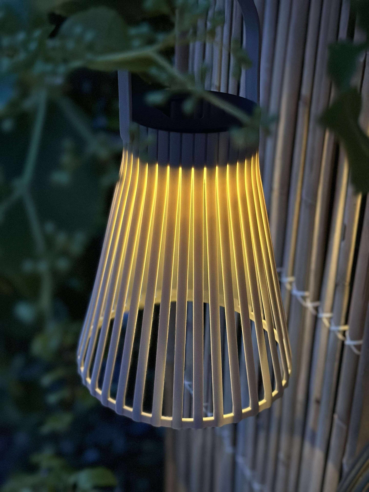 Laterne mit Solarzellen 18 cm - verschiedene Farboptionen