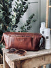 Toilettentasche - Raw deluxe, Italien Cognac