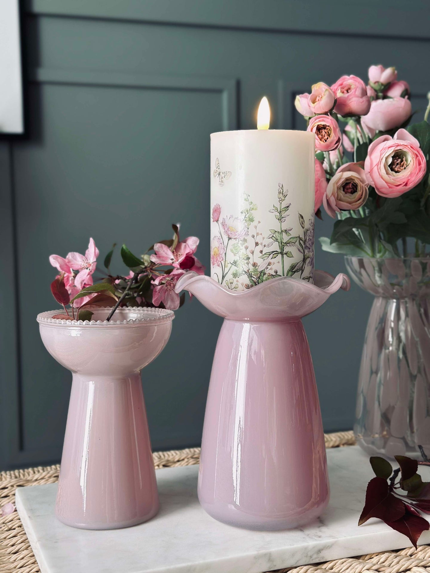 Hyazinthenvase Lara - Rosa
