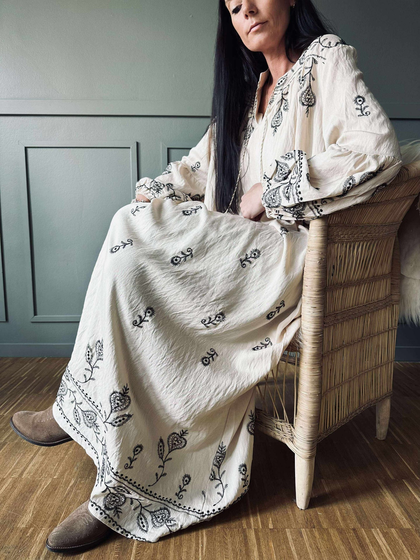 Kleid Embroidery boheme