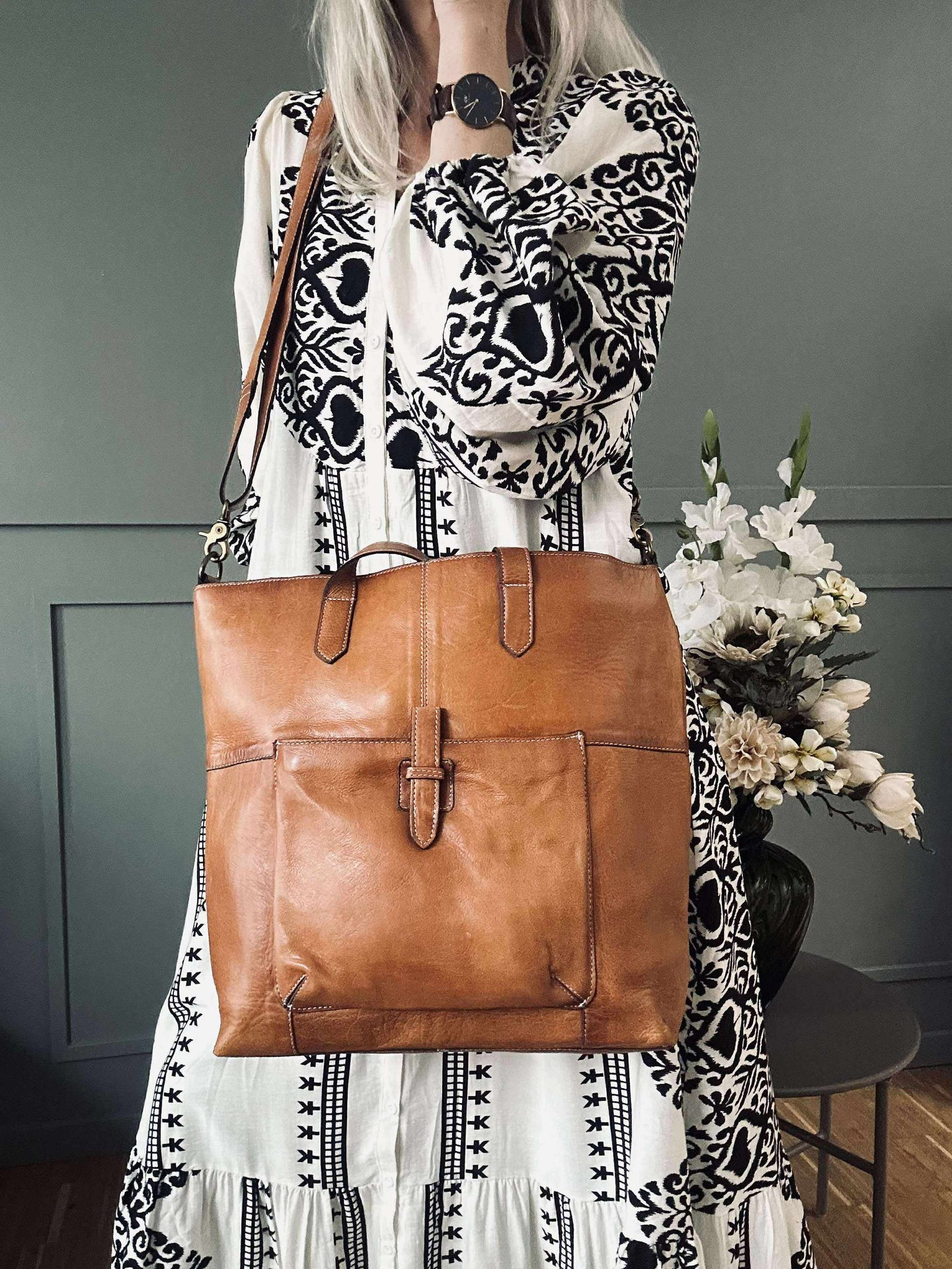 Tasche Layla Cognac