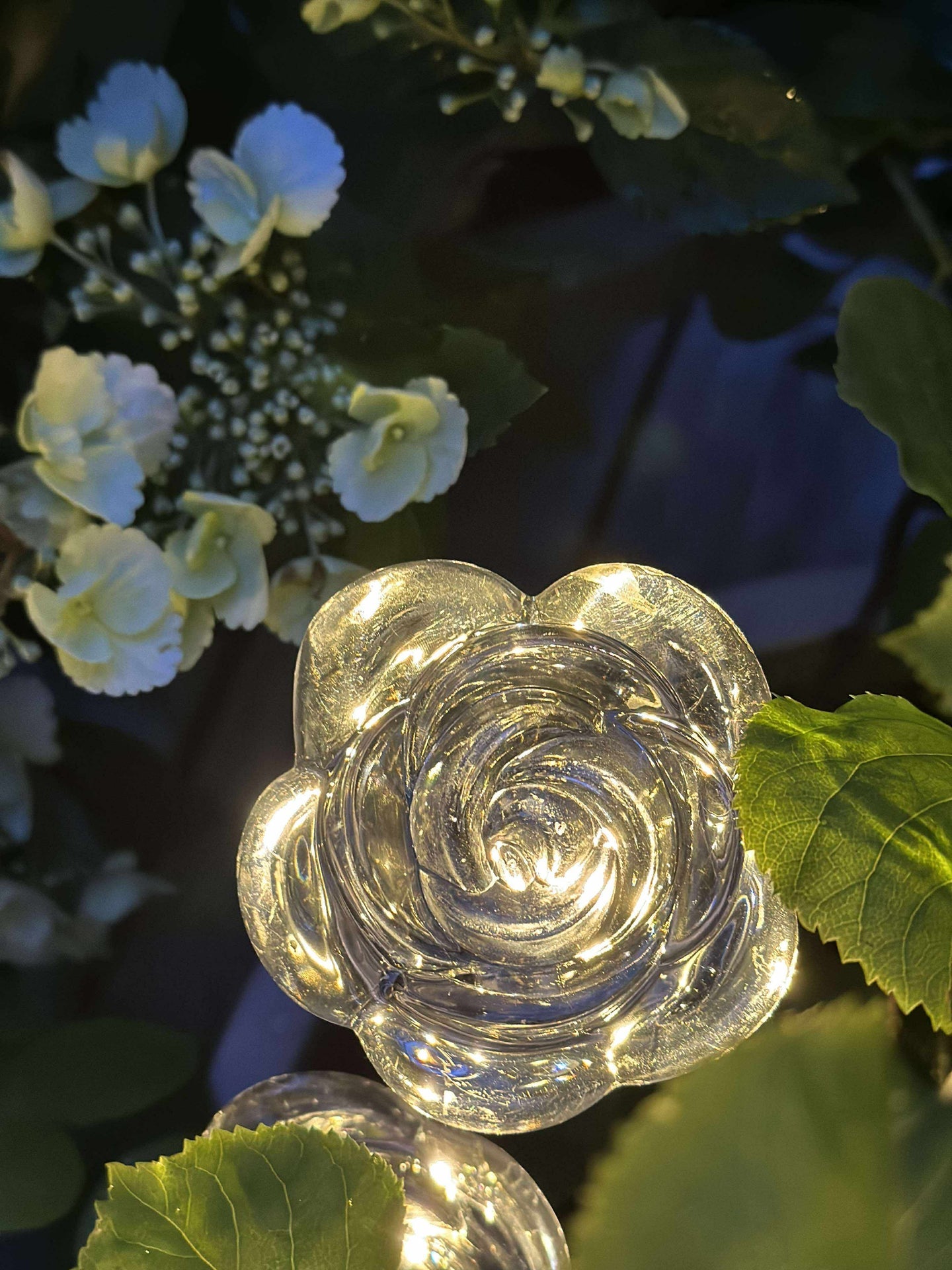 Fackel mit Solarzellen FLOWER – Set mit 4 Stück