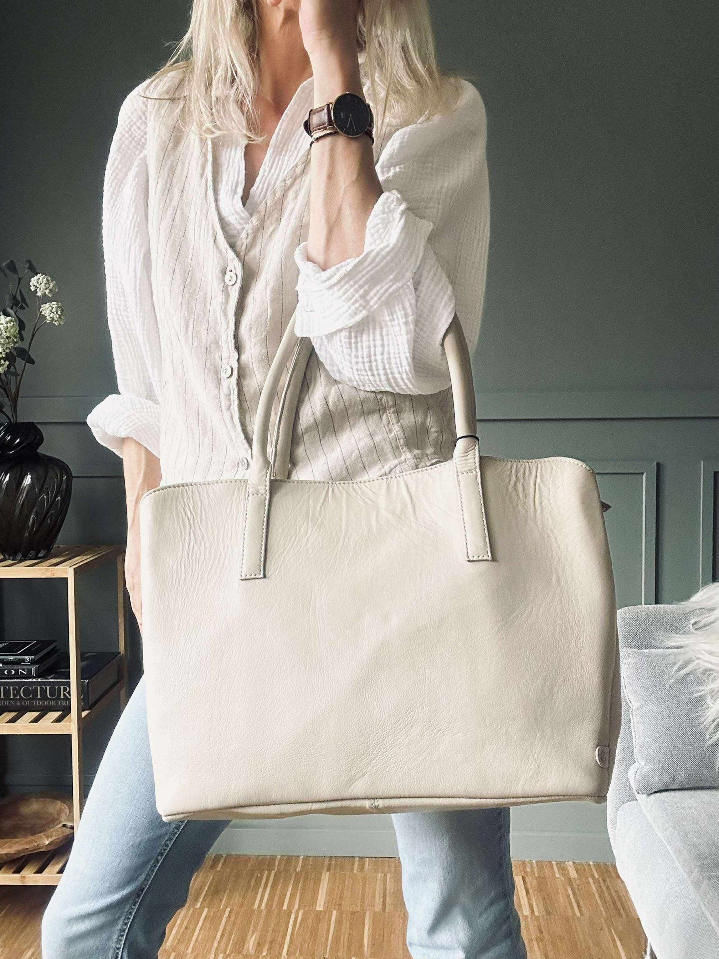Arbeitstasche / Shopper – Soft sand