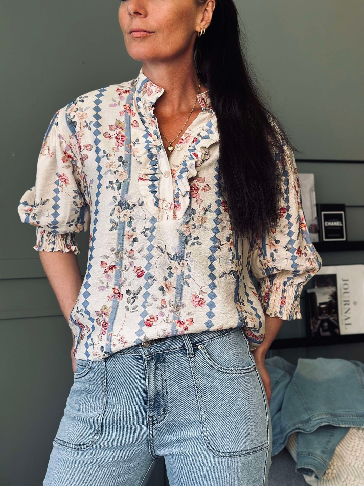 Bluse Chanel Blue