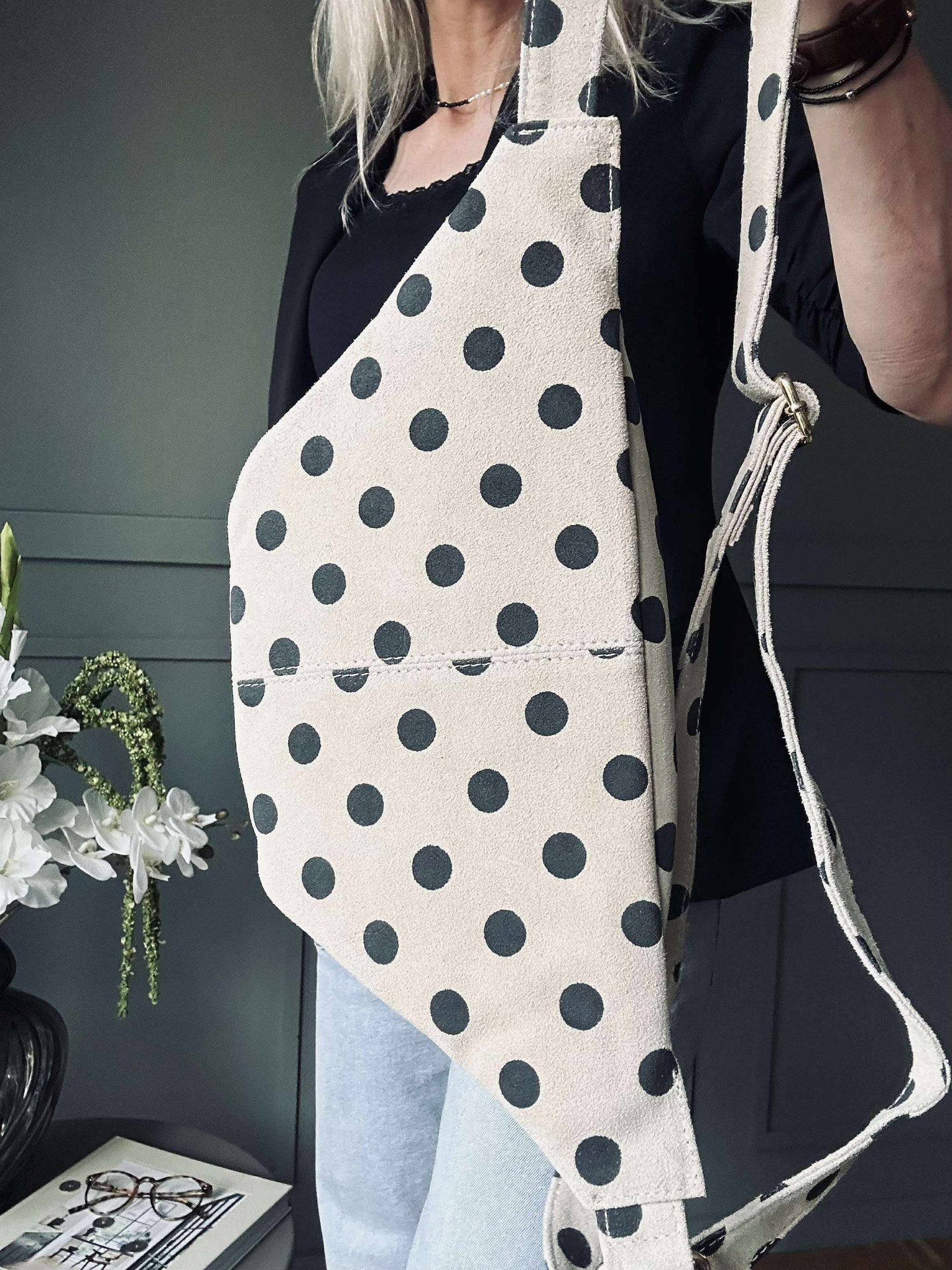 Bumbag Aura - Black dots