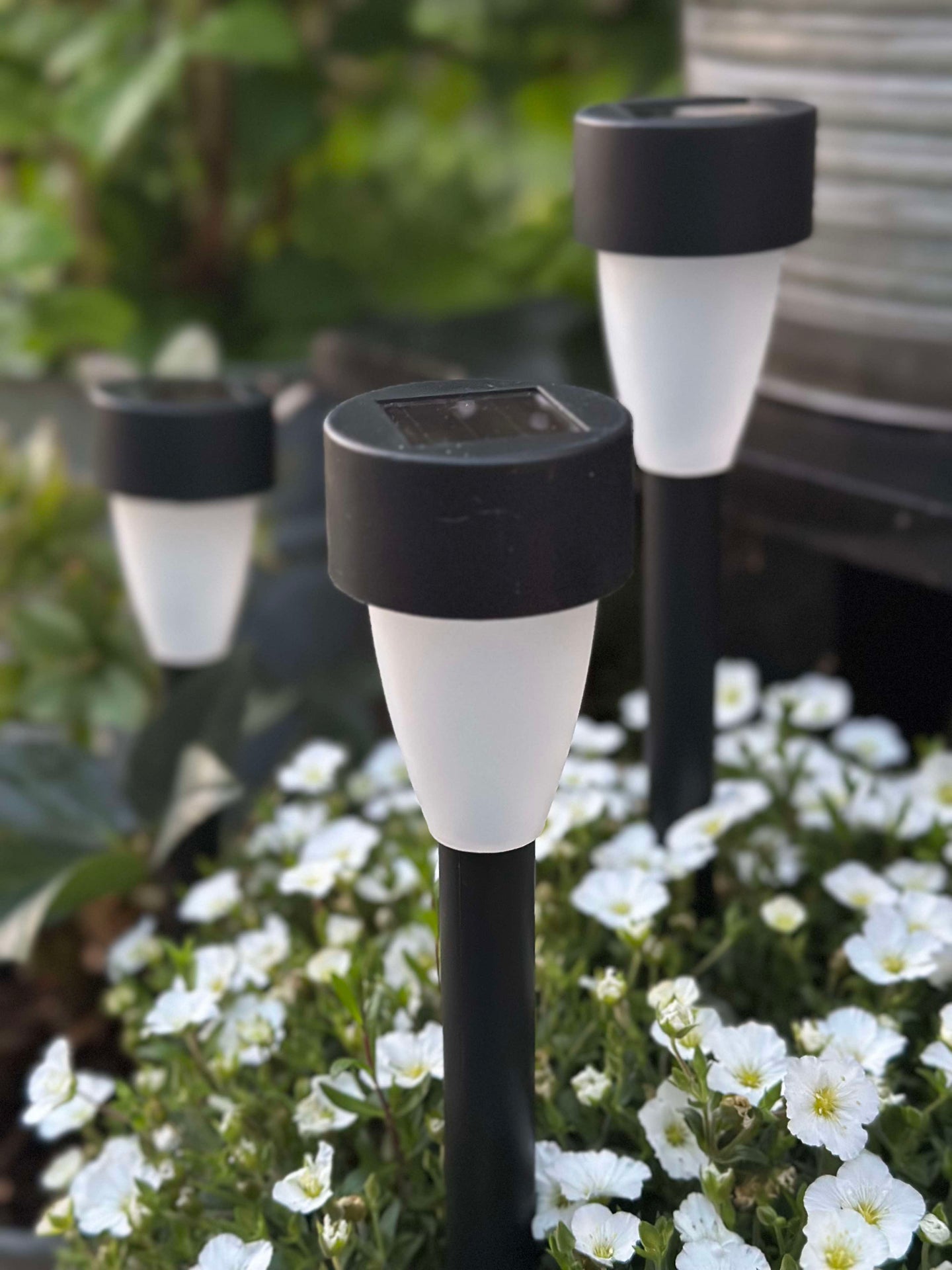 Fackel mit Solarzellen – Set mit 4 Stk.