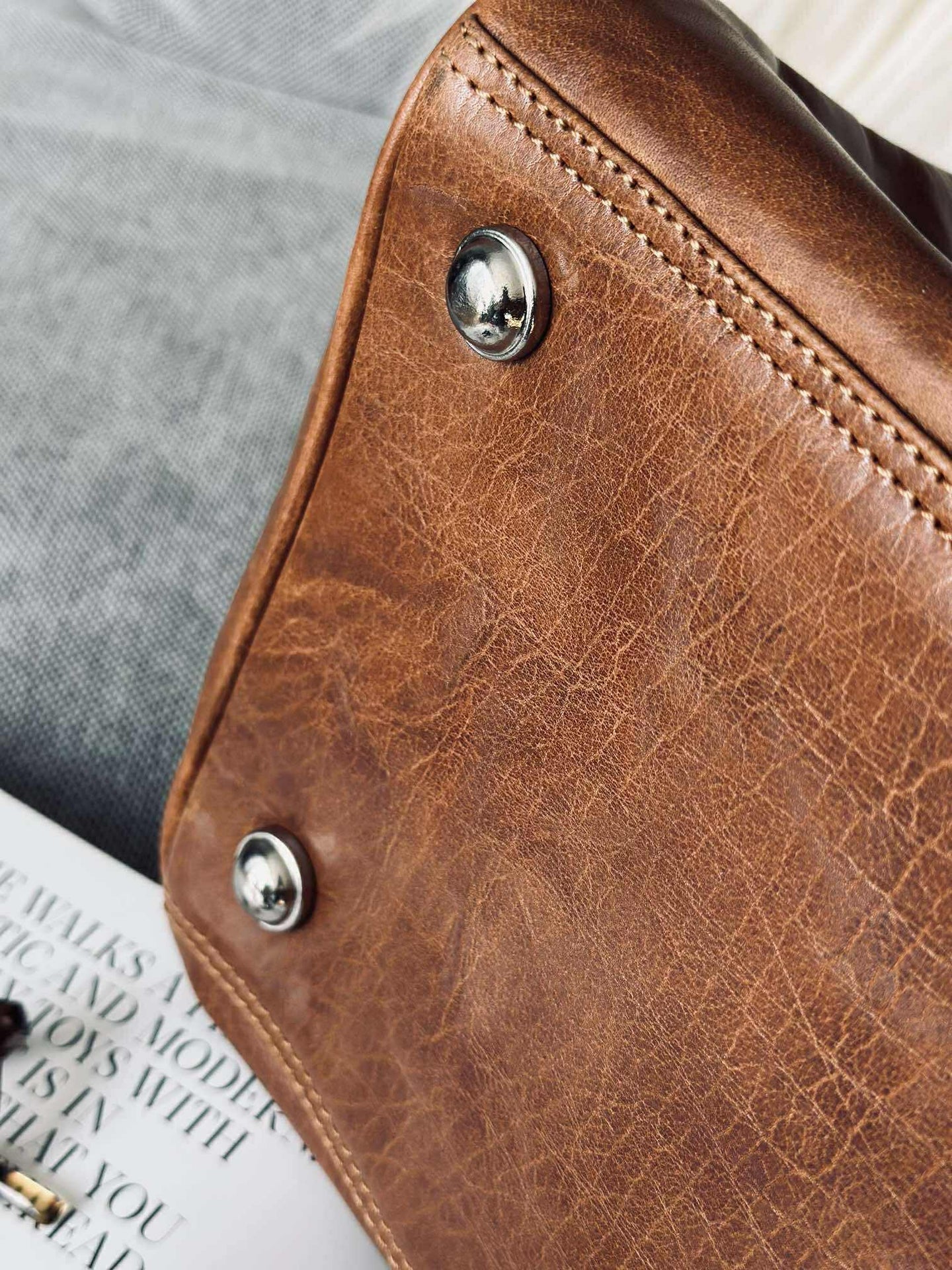 Weekendtasche Brooklyn - Cognac