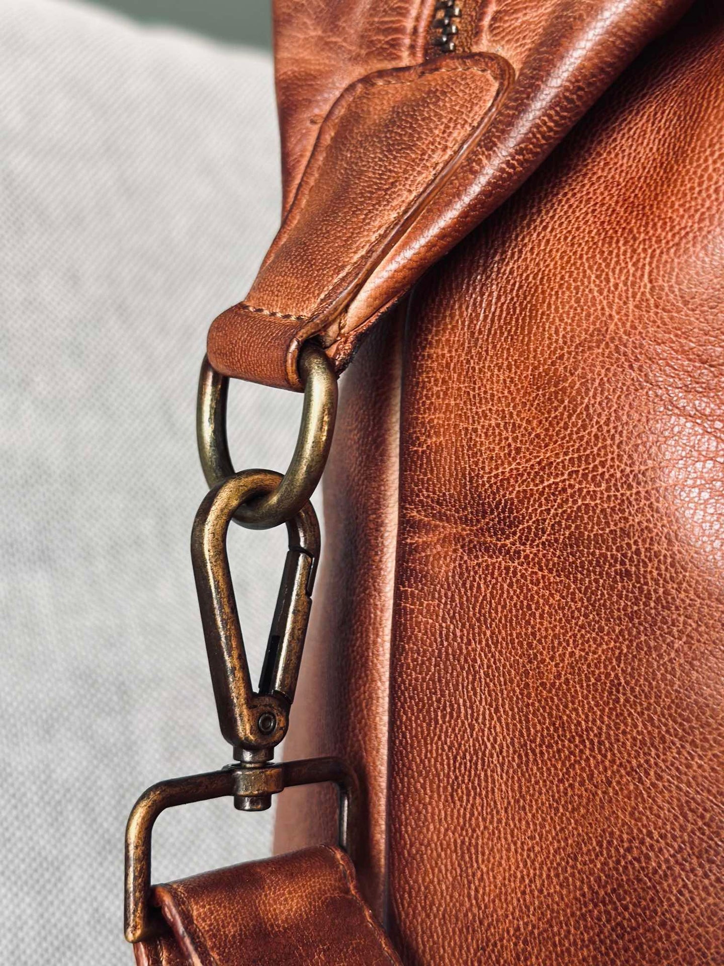 Wochenendtasche DEXTER - Cognac