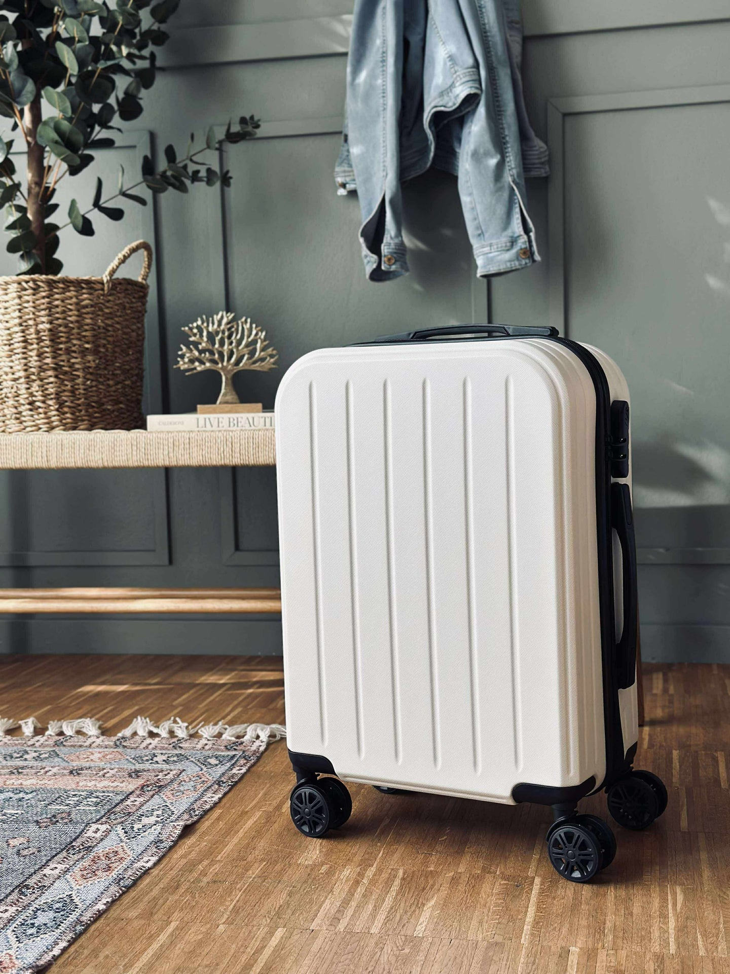 Koffer Trolley - Beige