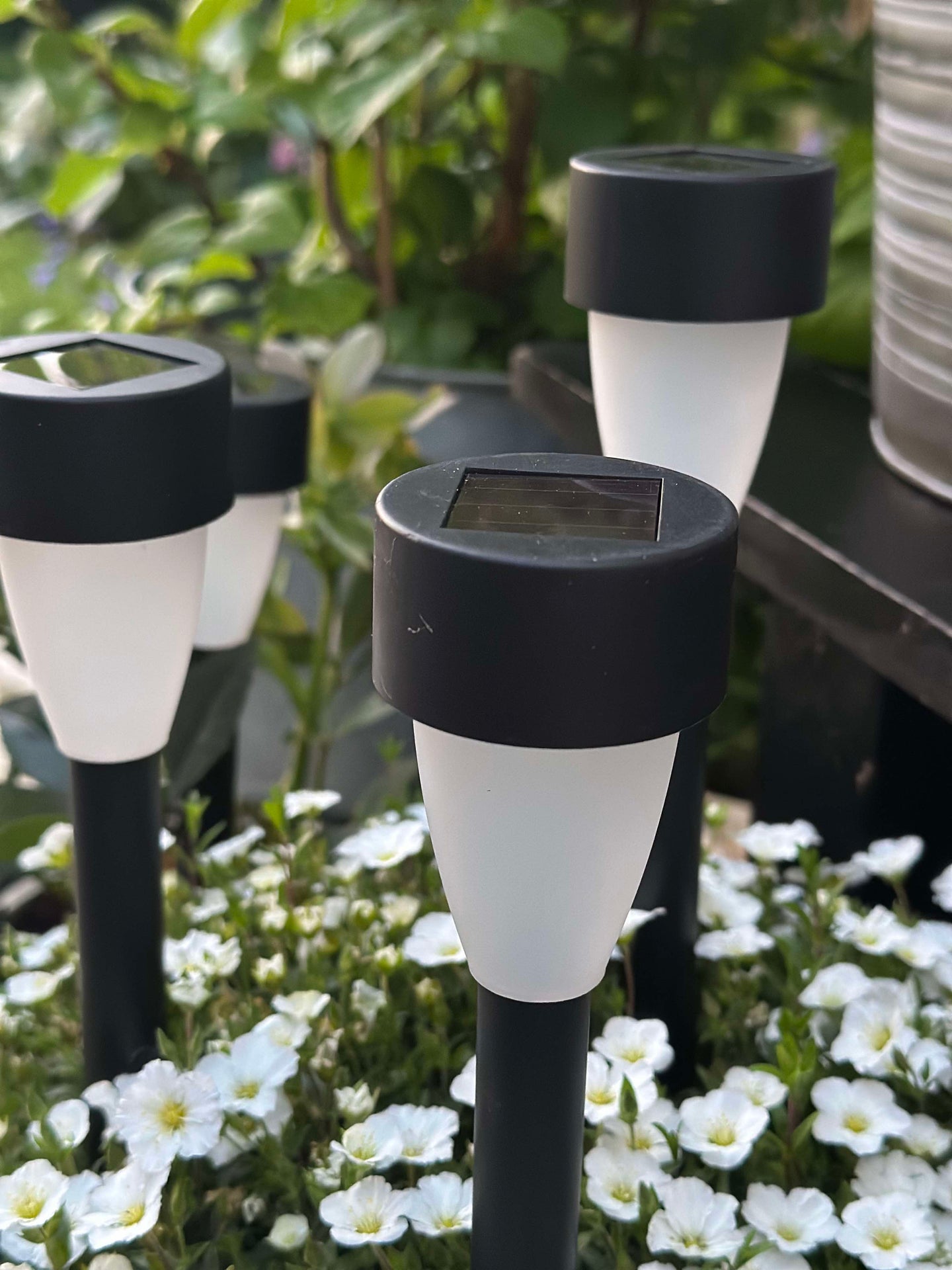 Fackel mit Solarzellen – Set mit 4 Stk.