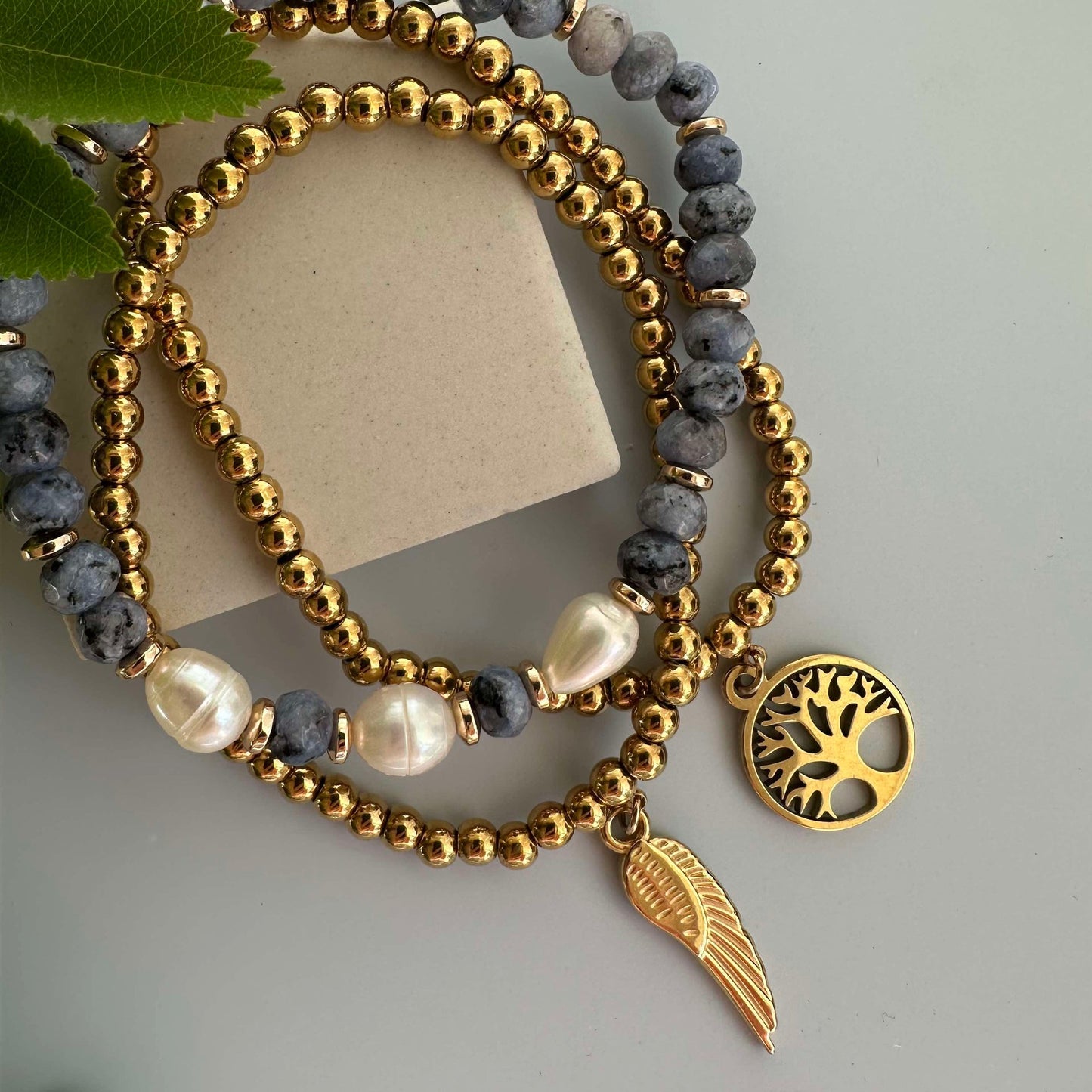 Armband Juliane - Blau-Mix