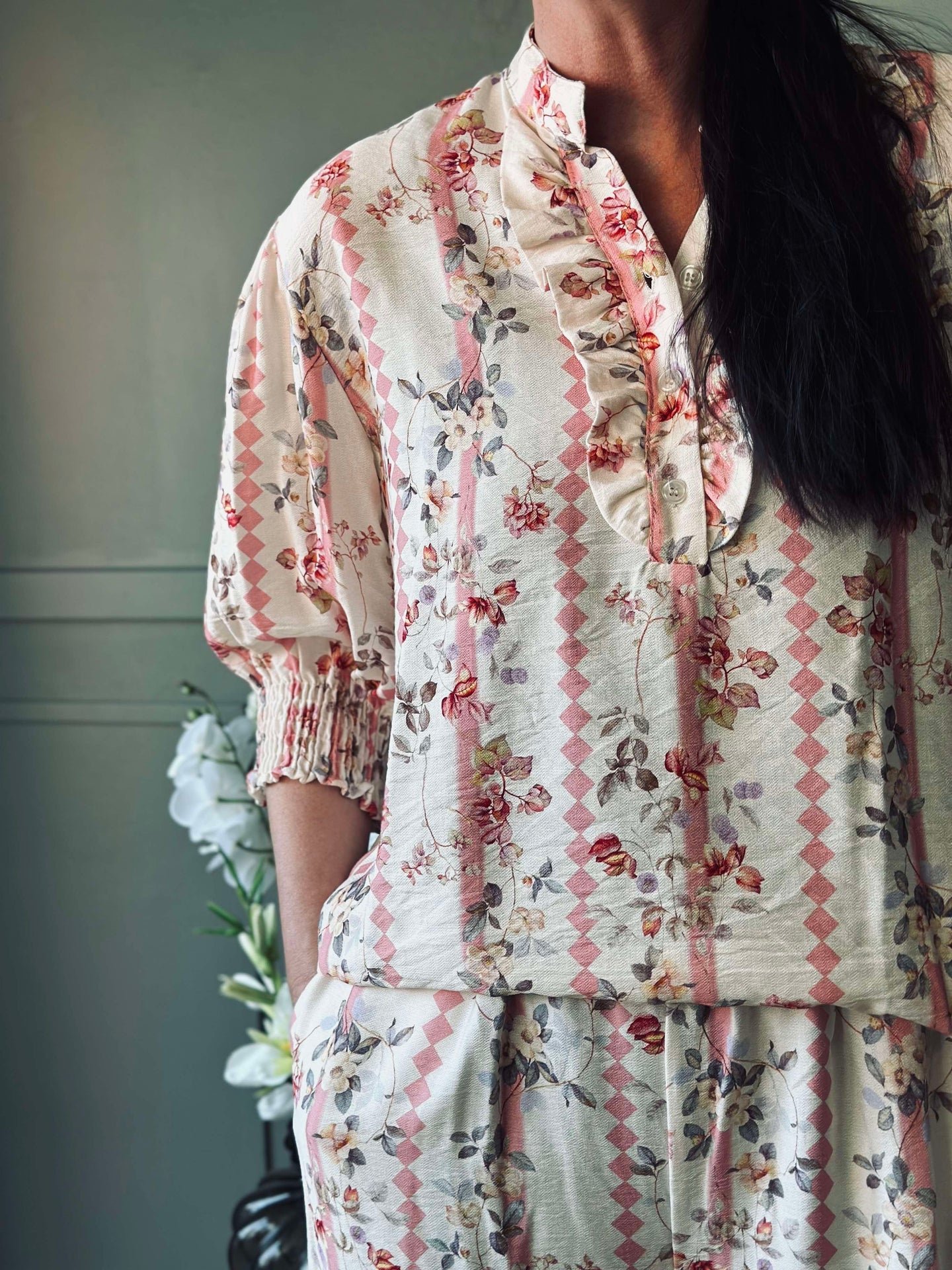 Bluse Chanel Rosa