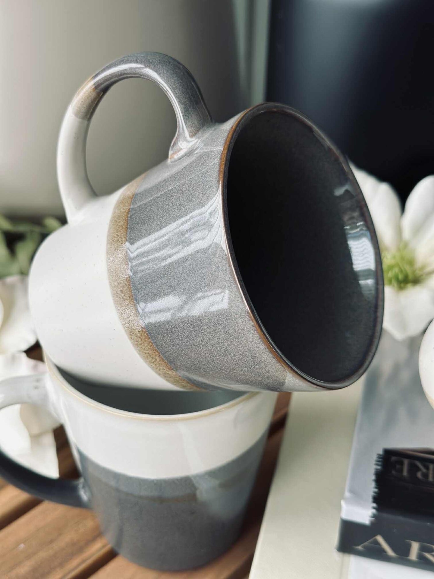 Becher GINA Steingut - Colormix