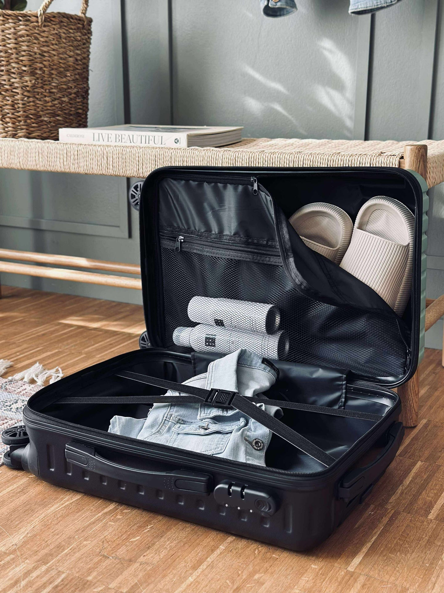 Koffer Trolley - Green