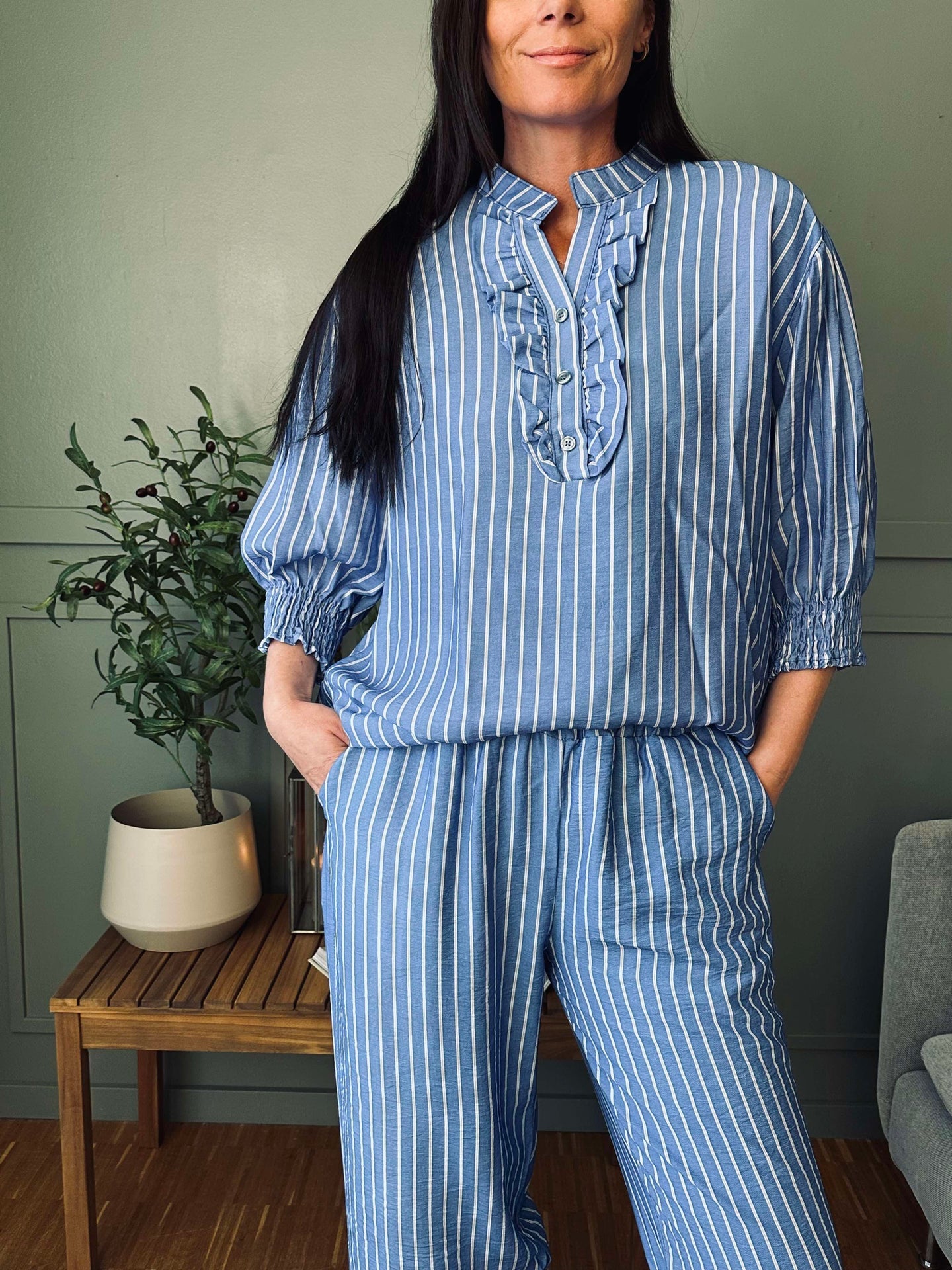 Bluse Charlie Blue
