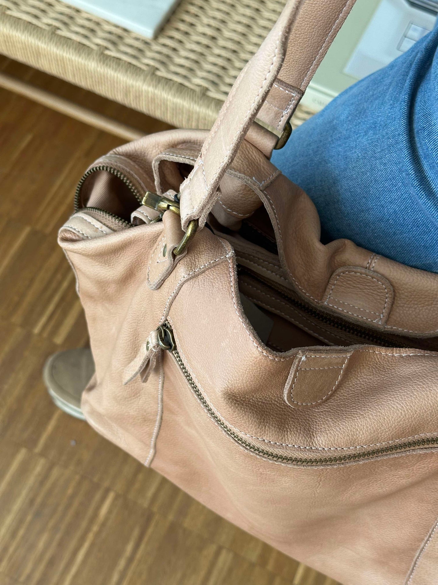 Tasche Naomi Taupe