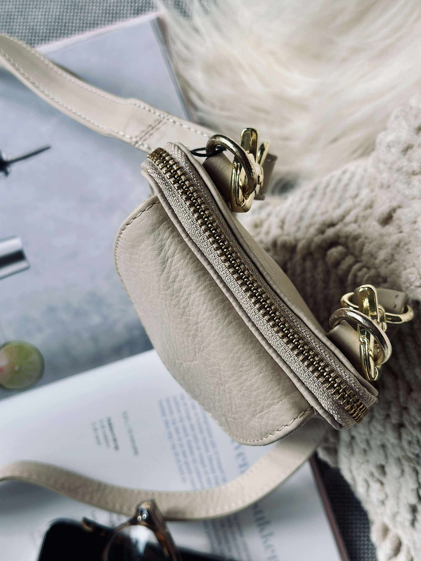 Handytasche - Sand / Gold