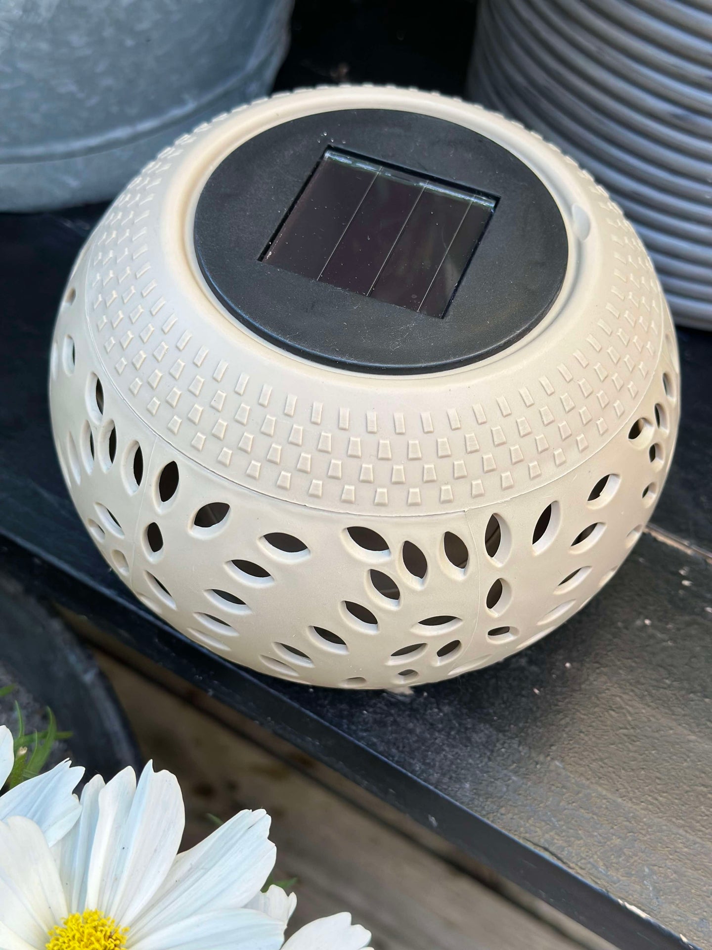 Laterne FIONA Solar - Beige
