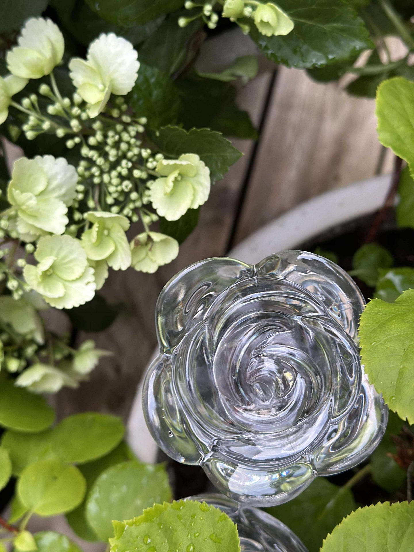 Fackel mit Solarzellen FLOWER – Set mit 4 Stück