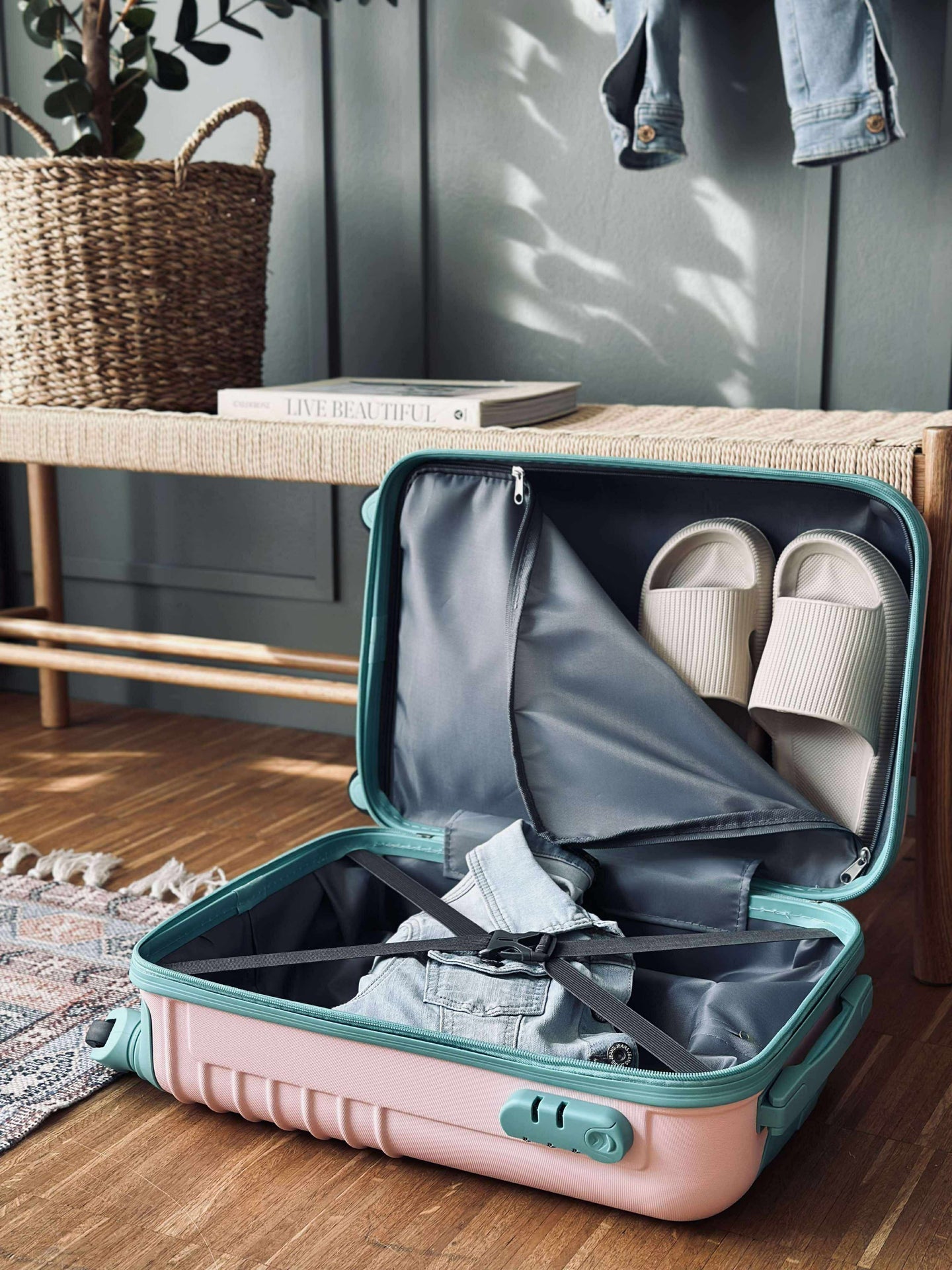 Trolley-Koffer - ROSE / MINT