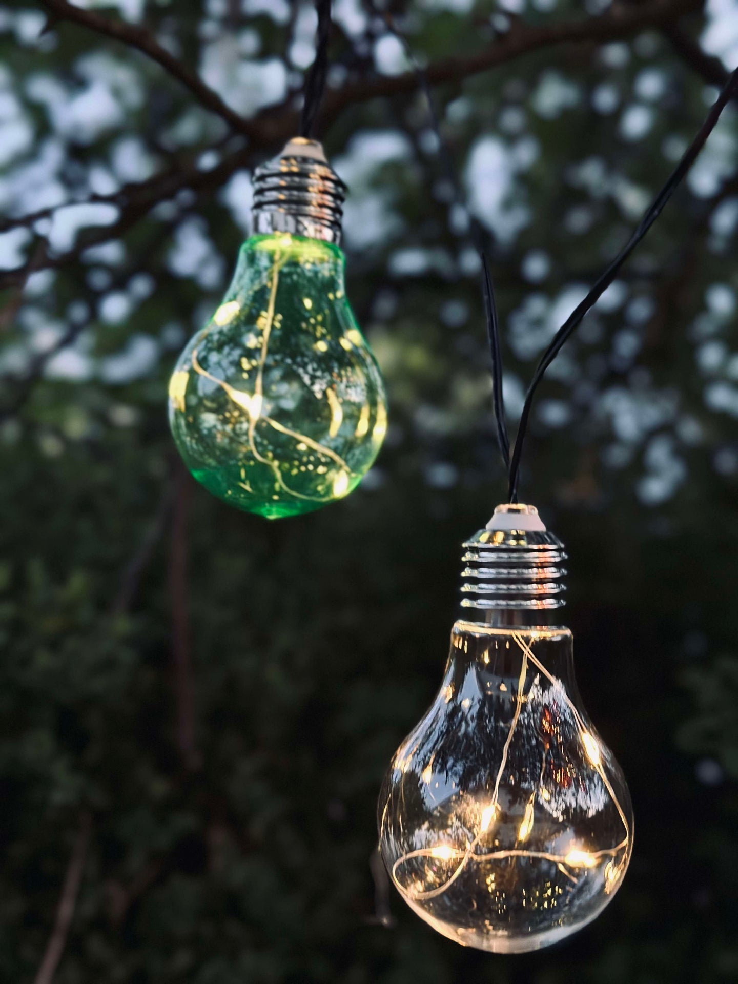 Lichterkette COLOR mit Solarzellen