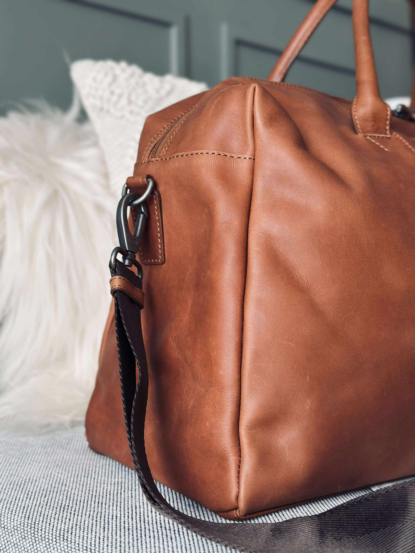 Weekender-Tasche LONDON Cognac