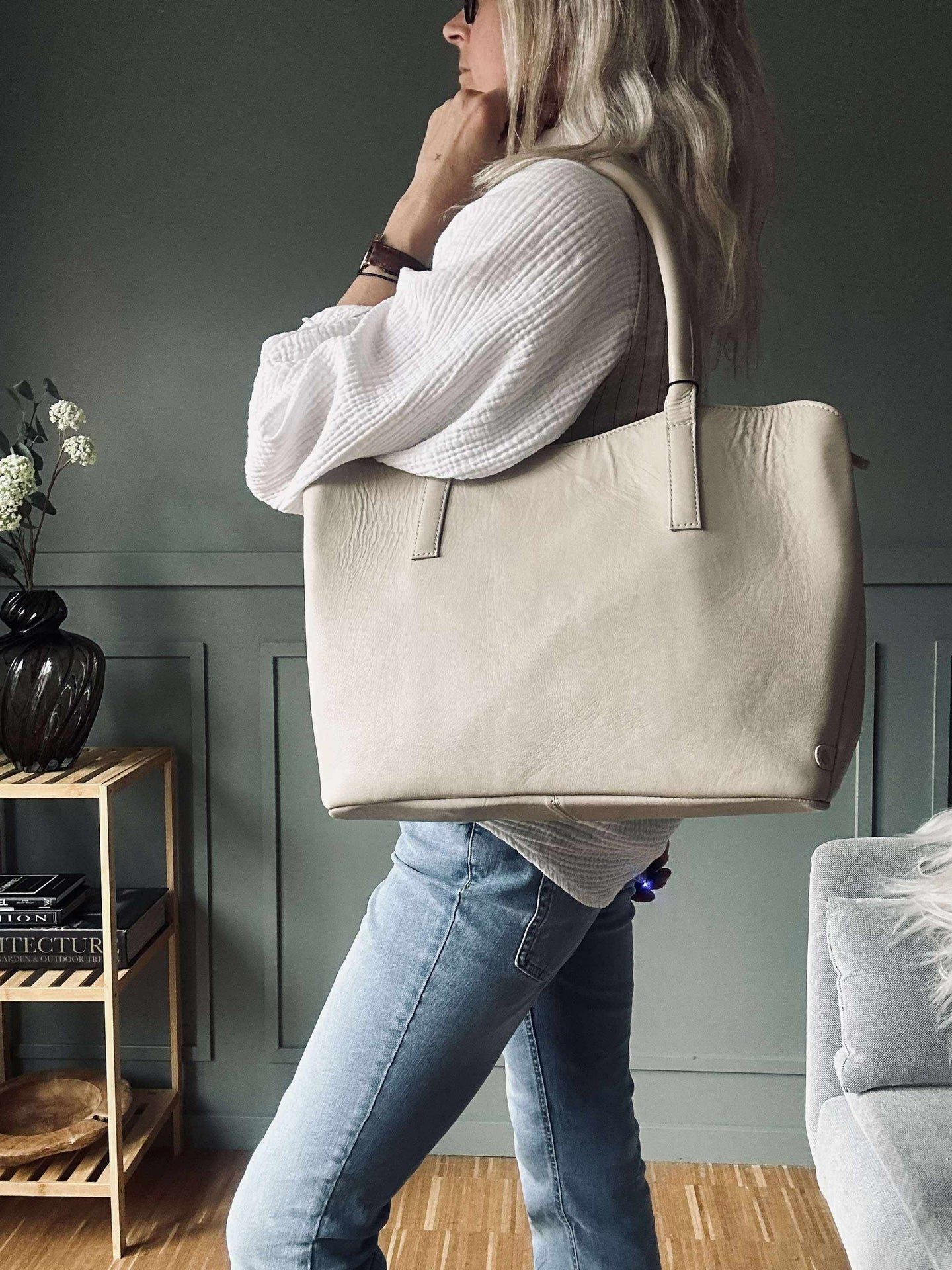 Arbeitstasche / Shopper – Soft sand