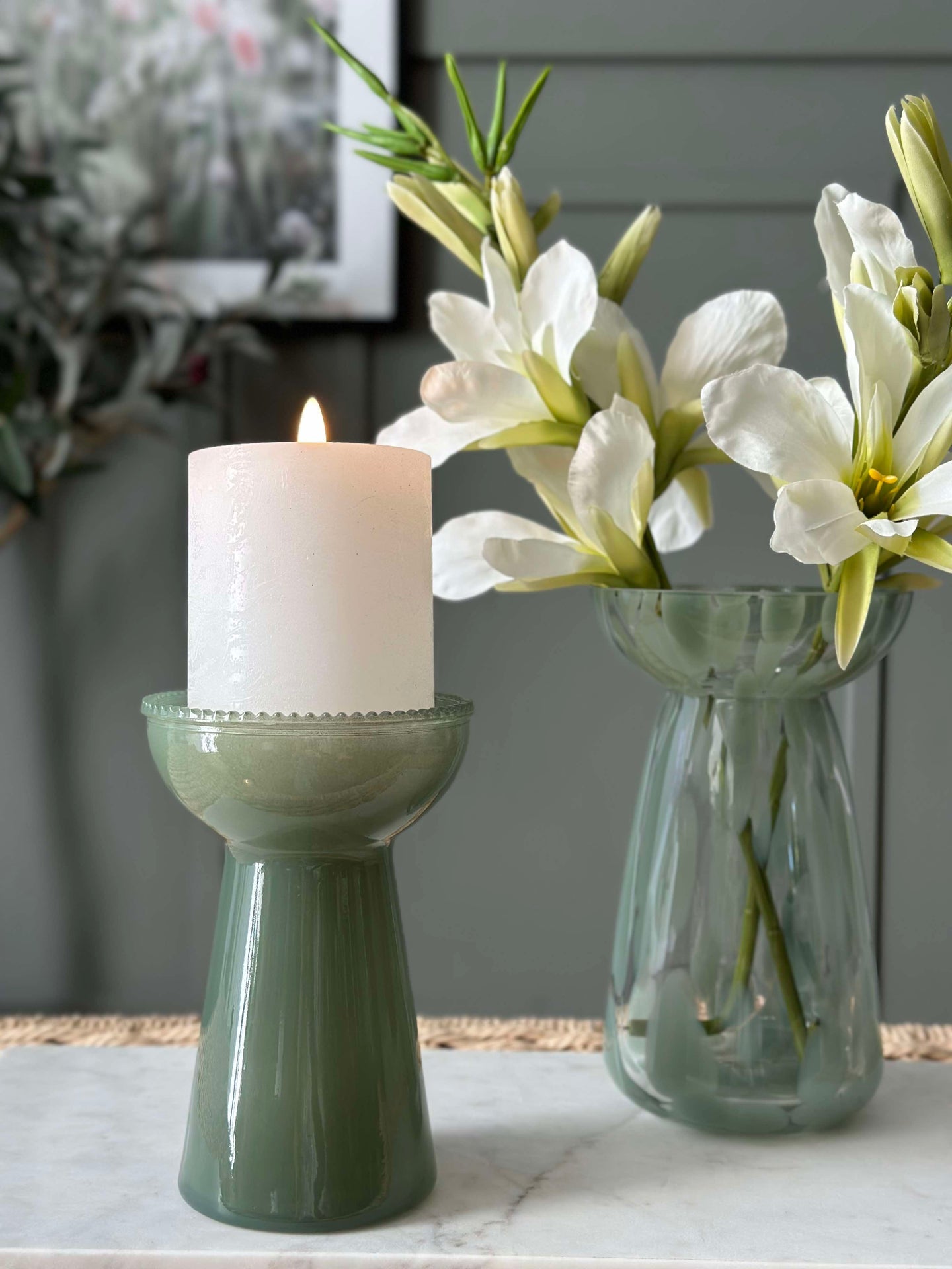 Hyazinthenvase Lara - Grün