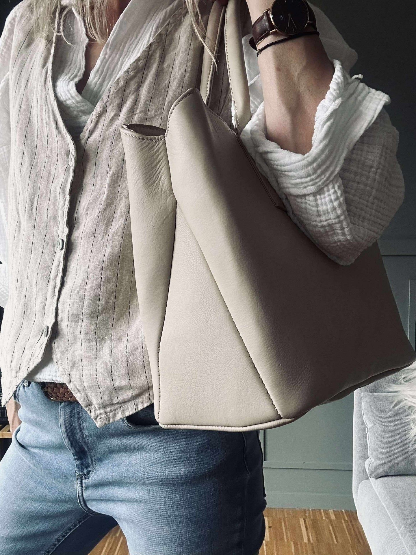 Arbeitstasche / Shopper – Soft sand