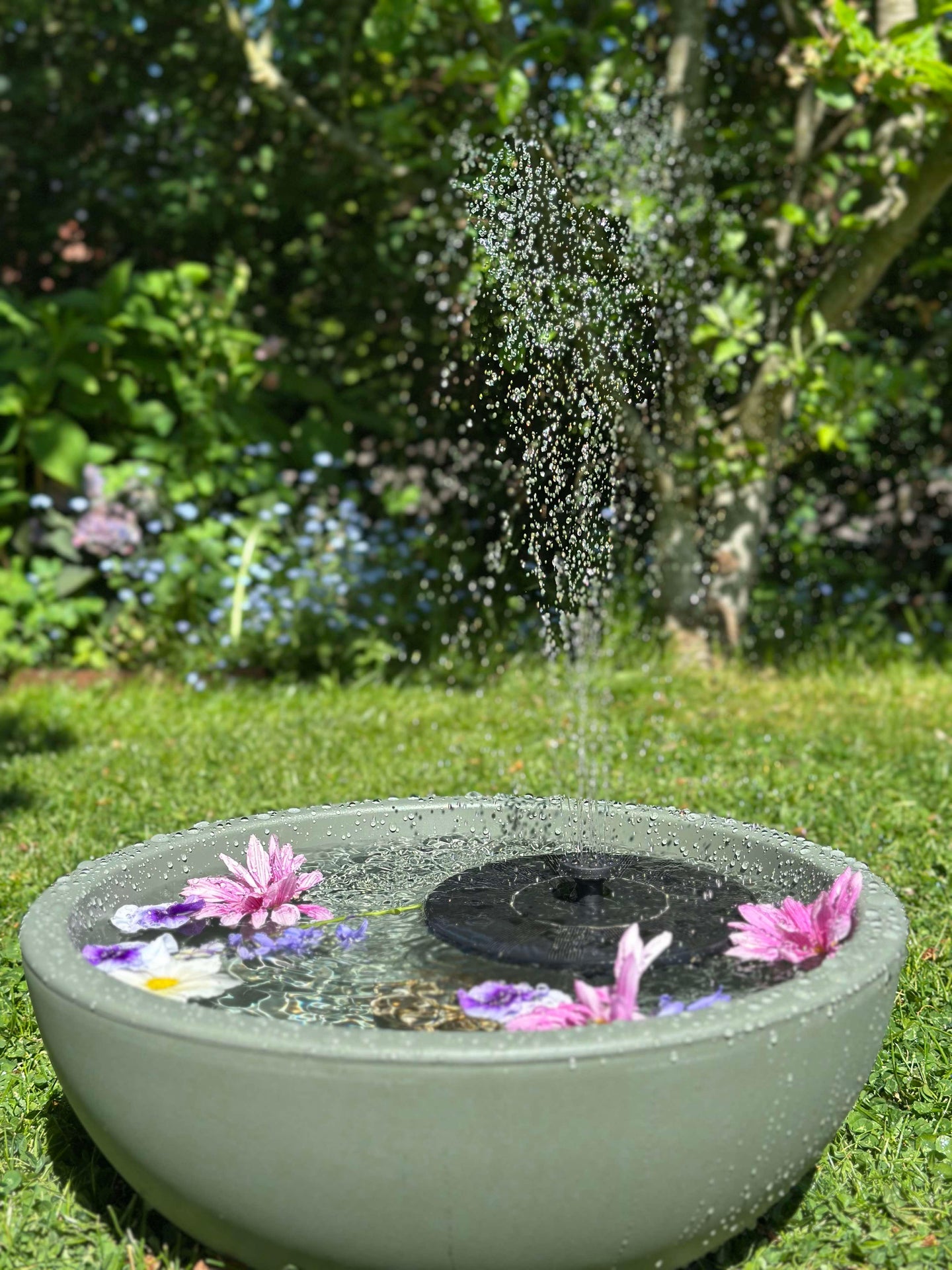 Spiegelbecken / Schale Ø 40 cm - Recycling Grün