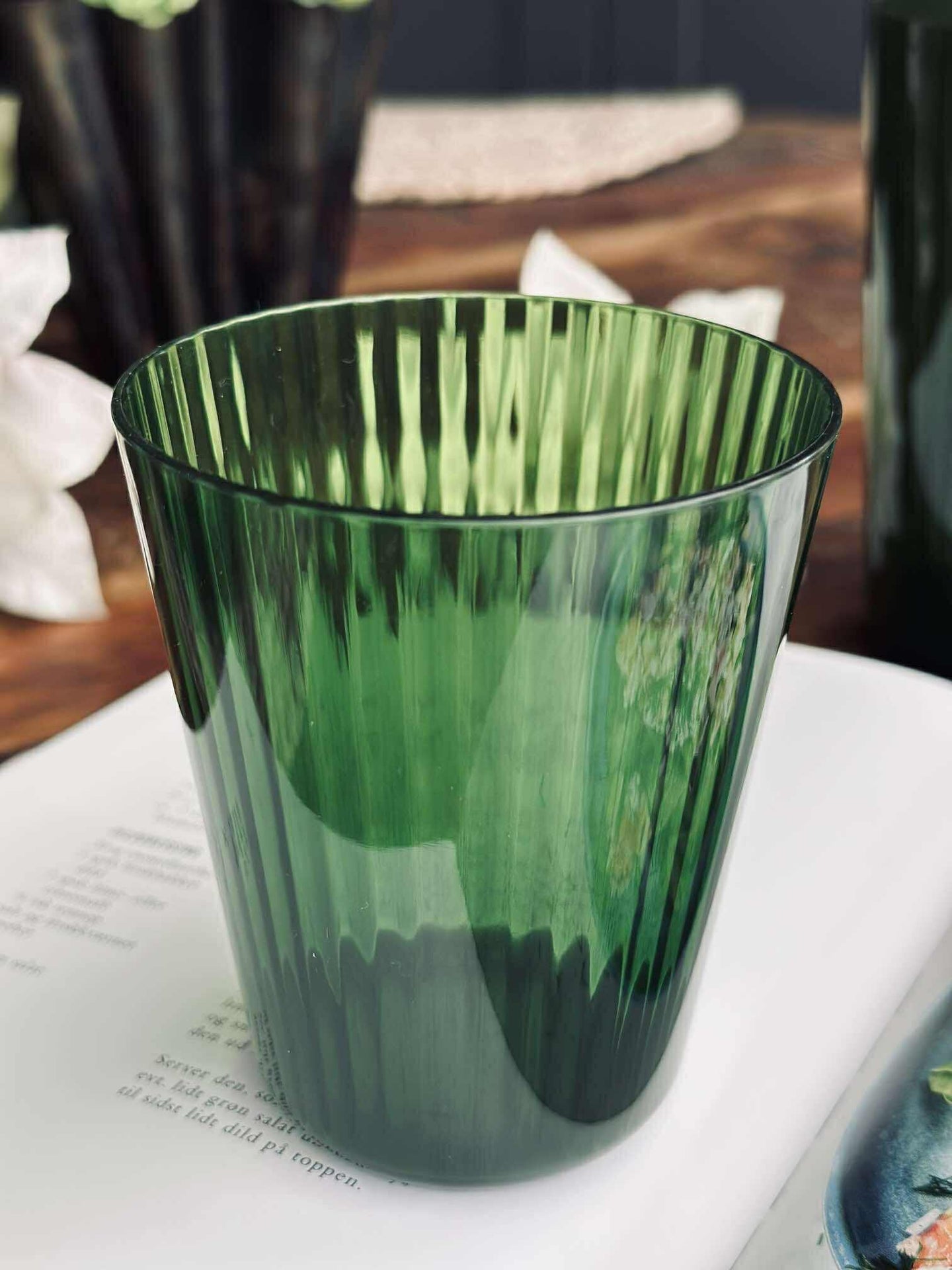 Glas Claire 300 ml. Grün - 2 Stk.