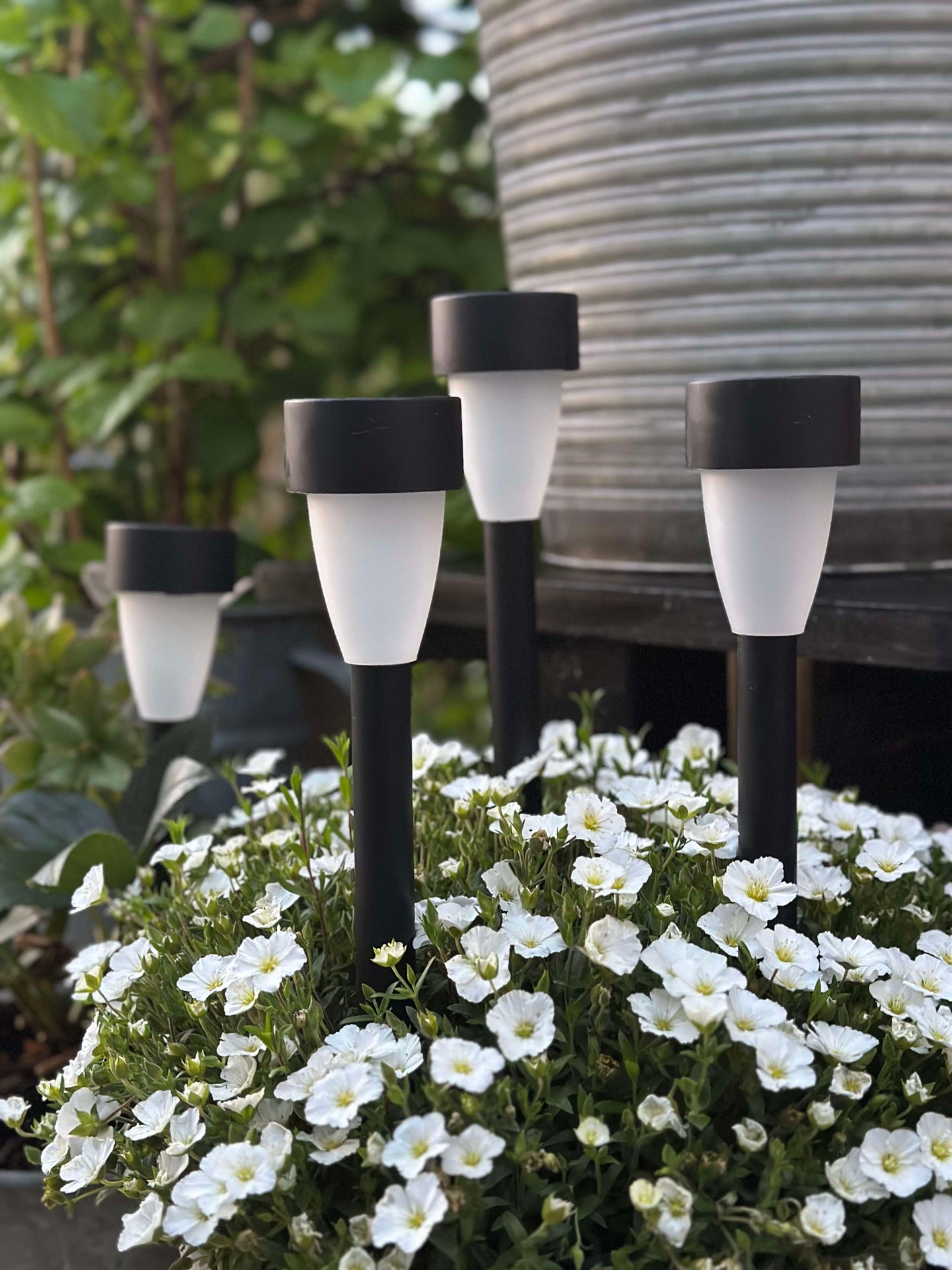 Fackel mit Solarzellen – Set mit 4 Stk.