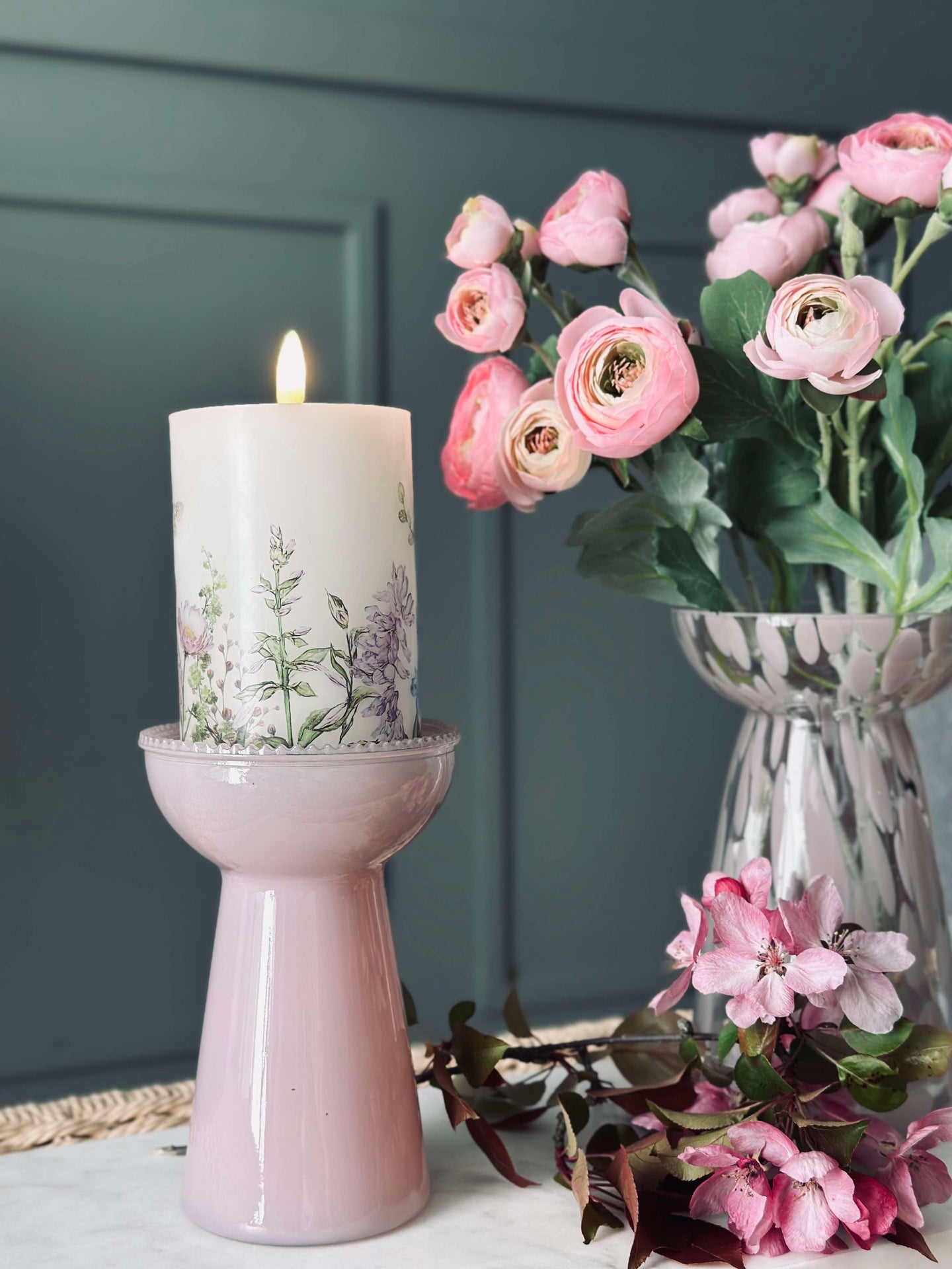 Hyazinthenvase Lara - Rosa