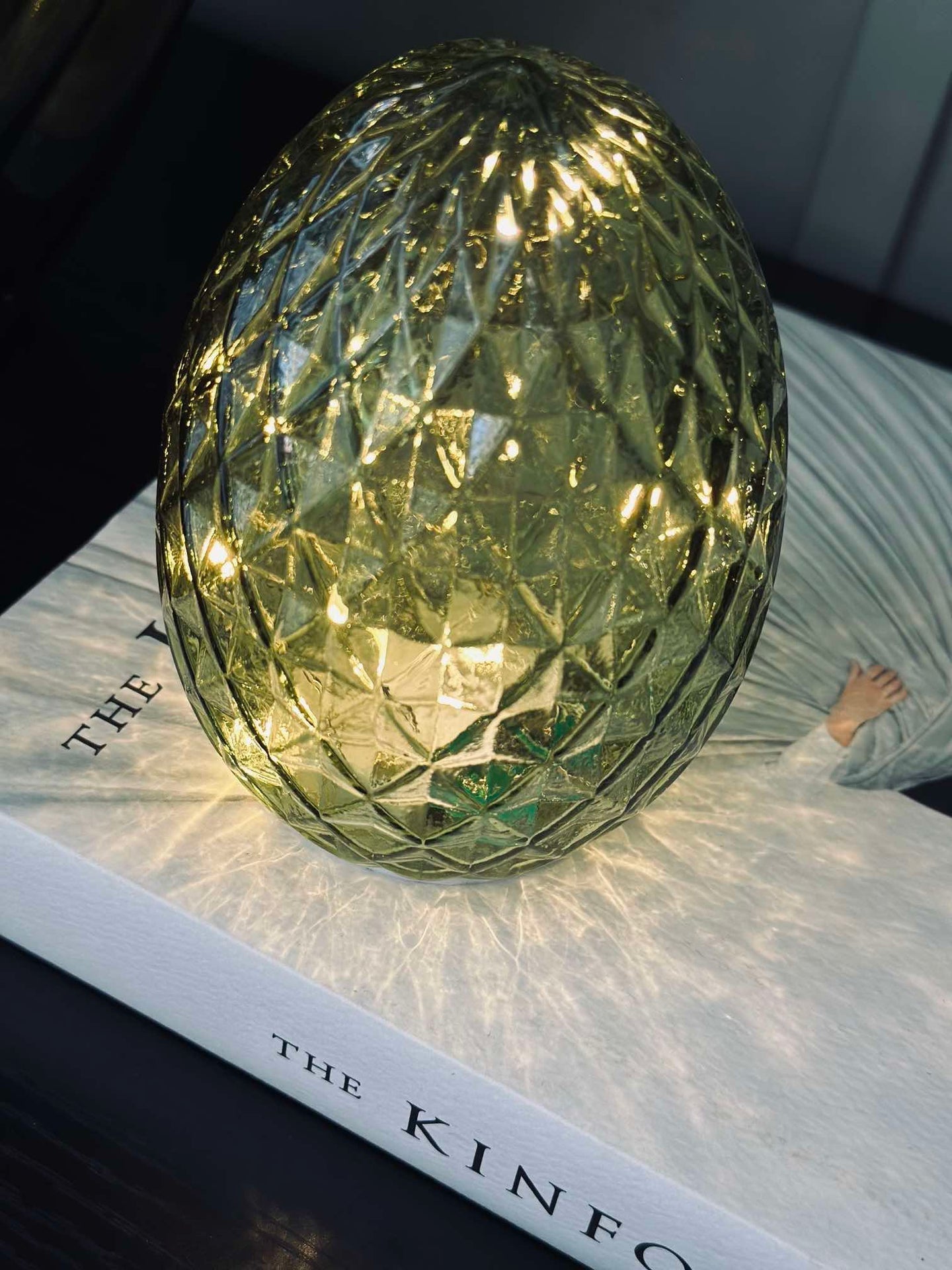 Lampe Kugel - Green diamond